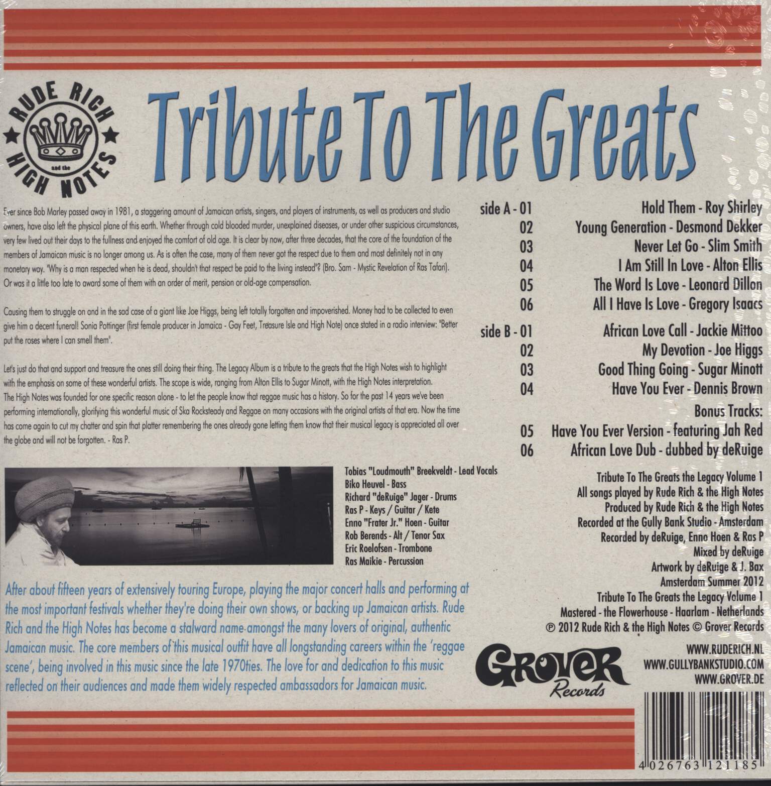 Rude Rich And The High Notes: A Tribute To The Greats, LP (Vinyl)