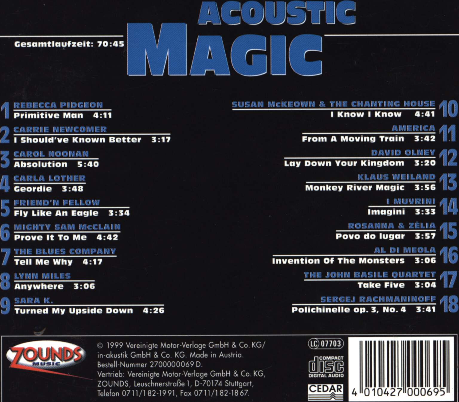 Various: Acoustic Magic, CD