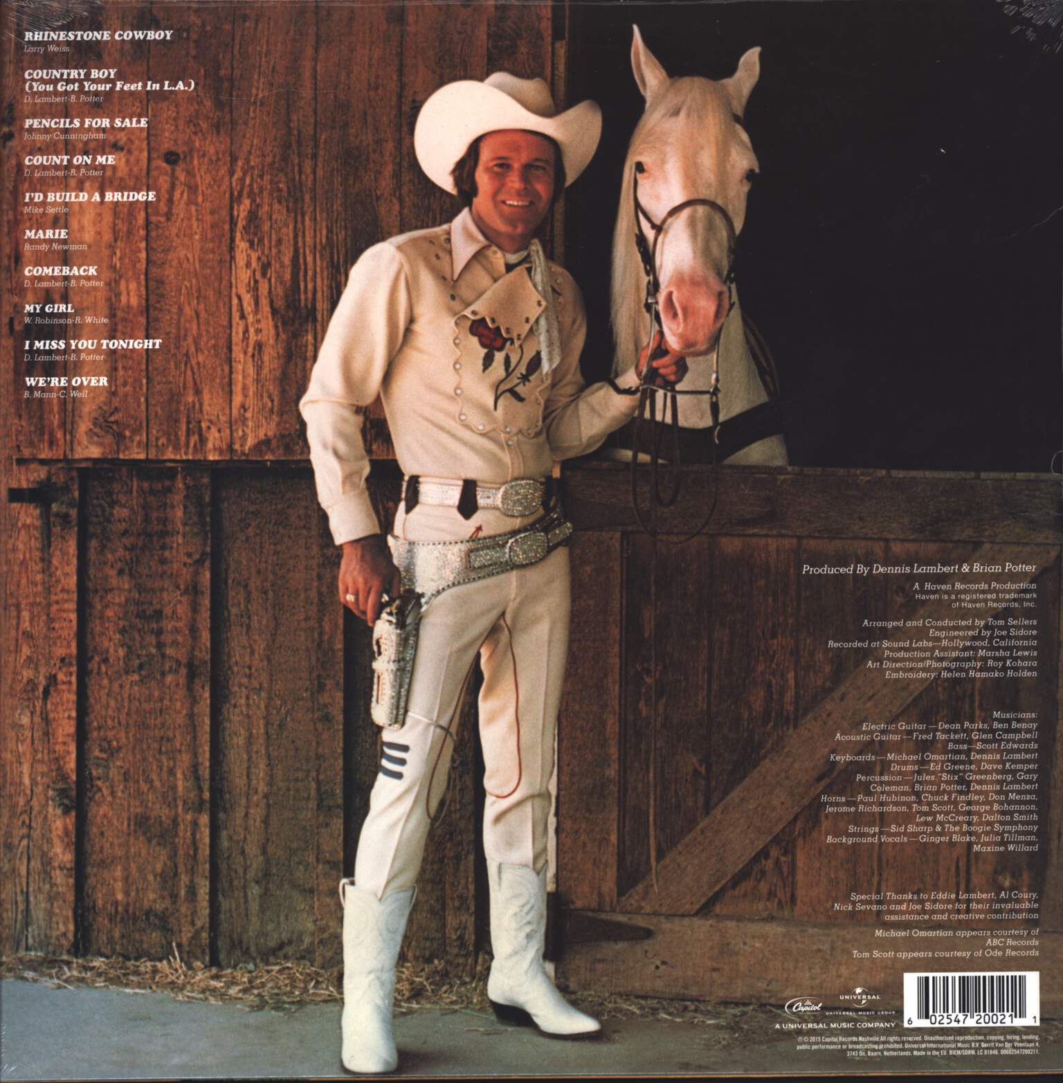 Glen Campbell: Rhinestone Cowboy, LP (Vinyl)