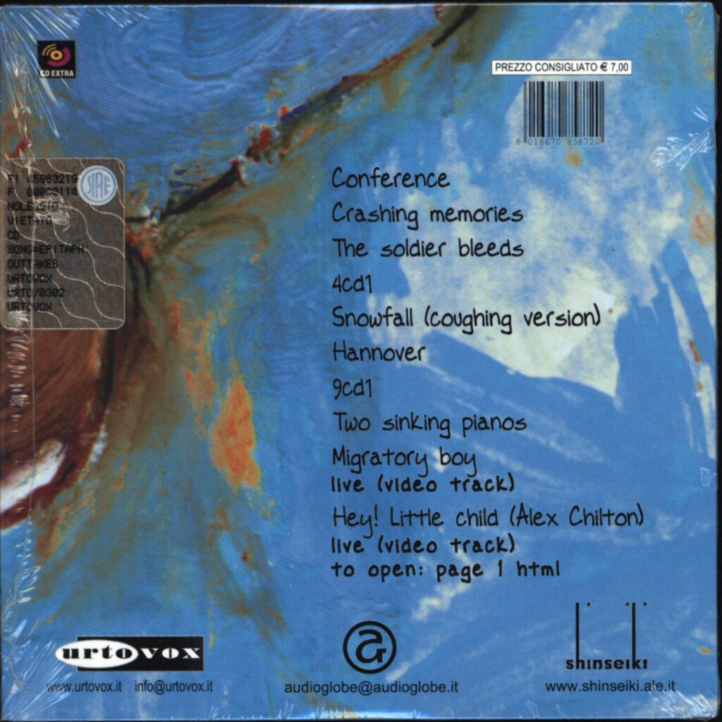 Good Morning Boy: Song = Epitaph : Outtakes, CD