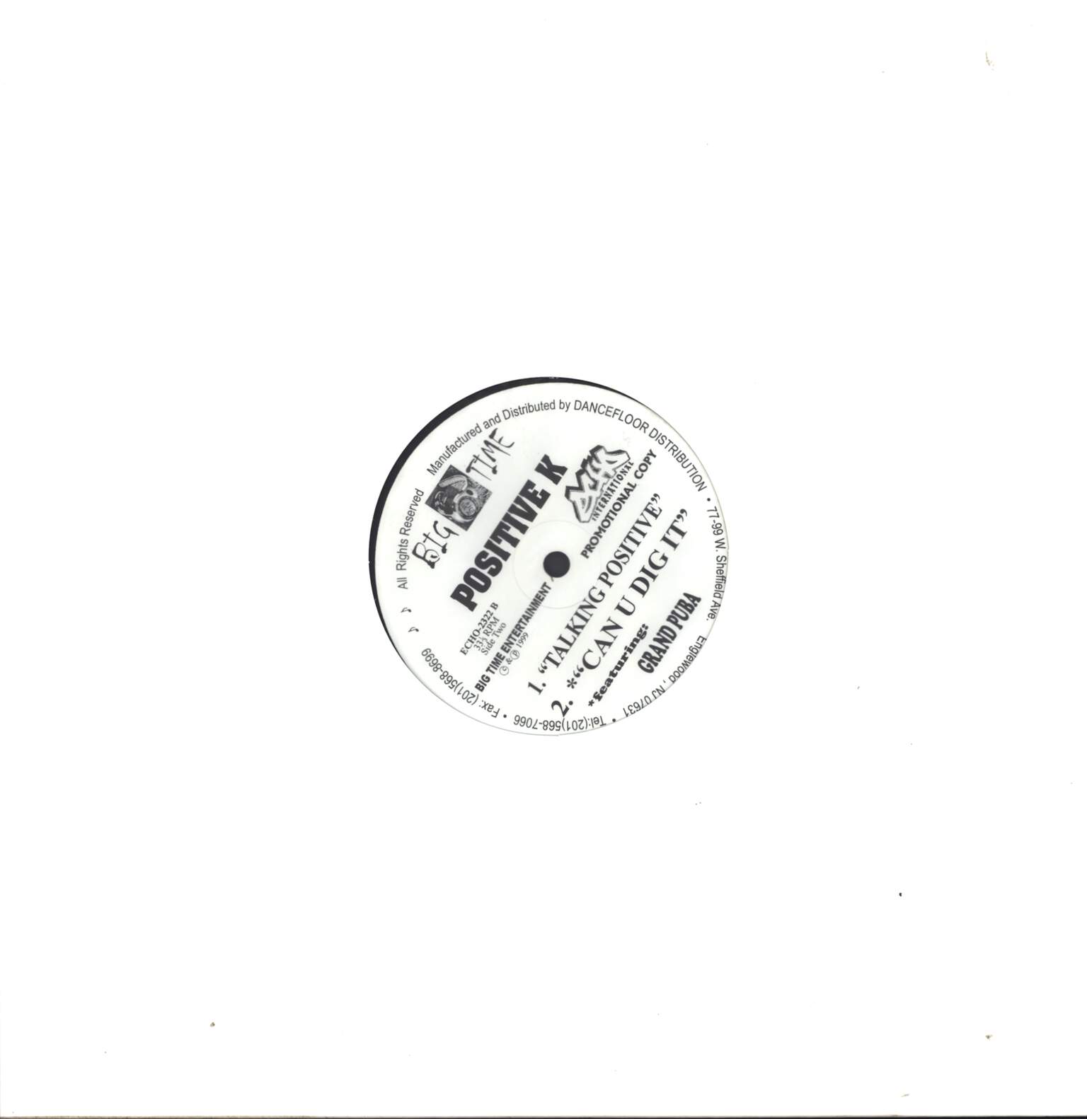 Positive K: E & J, 12" Maxi Single (Vinyl)