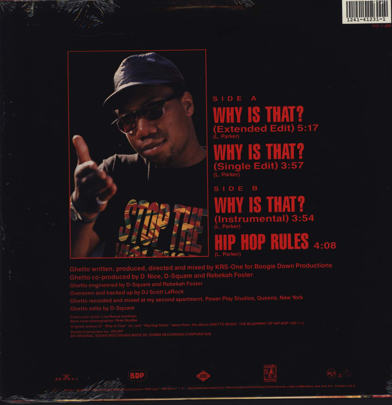 Boogie Down Productions: Why Is That?, 12" Maxi Single (Vinyl)