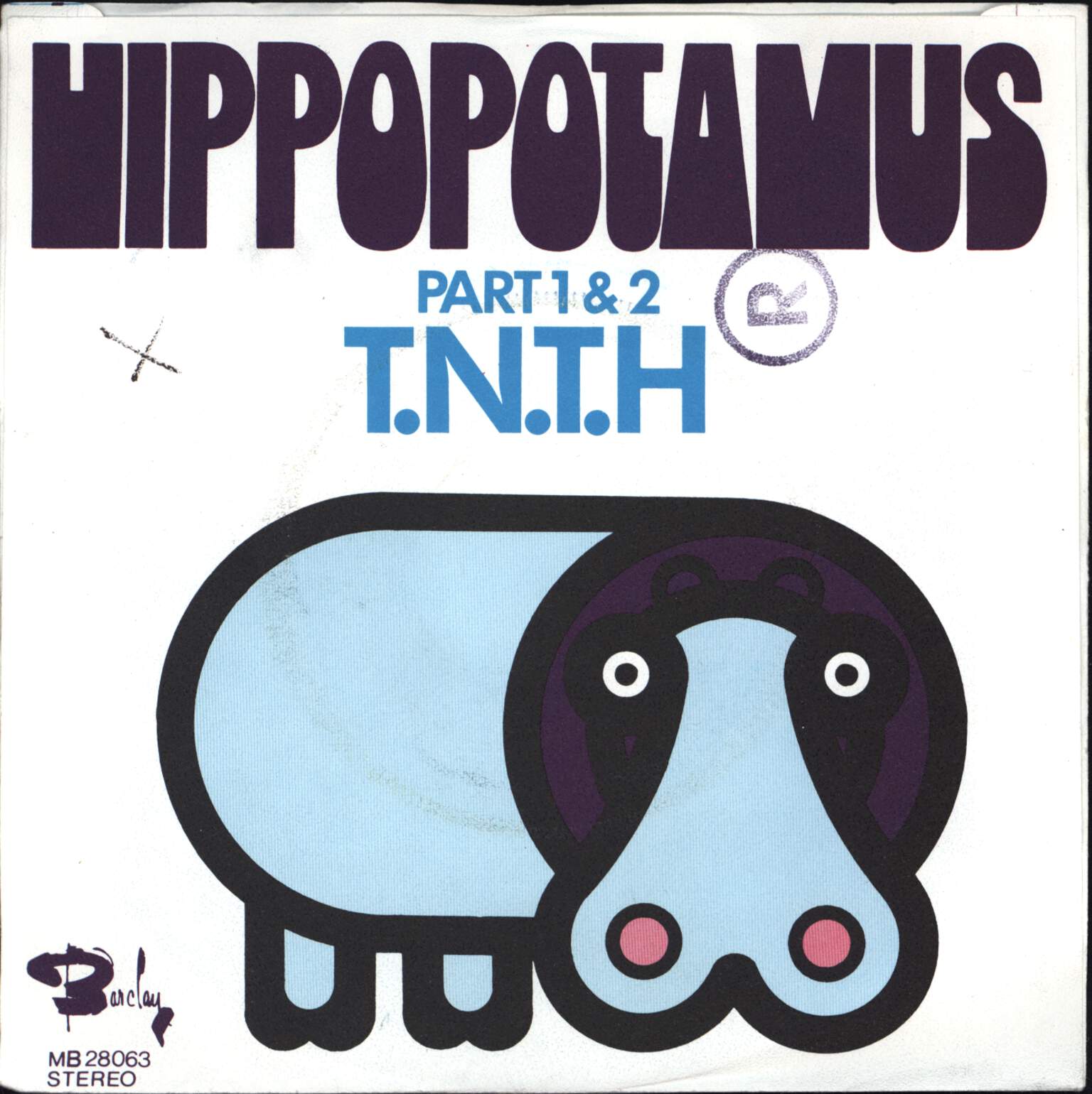 T.N.T.H.: Hippopotamus Part 1 & 2, 7" Single (Vinyl)