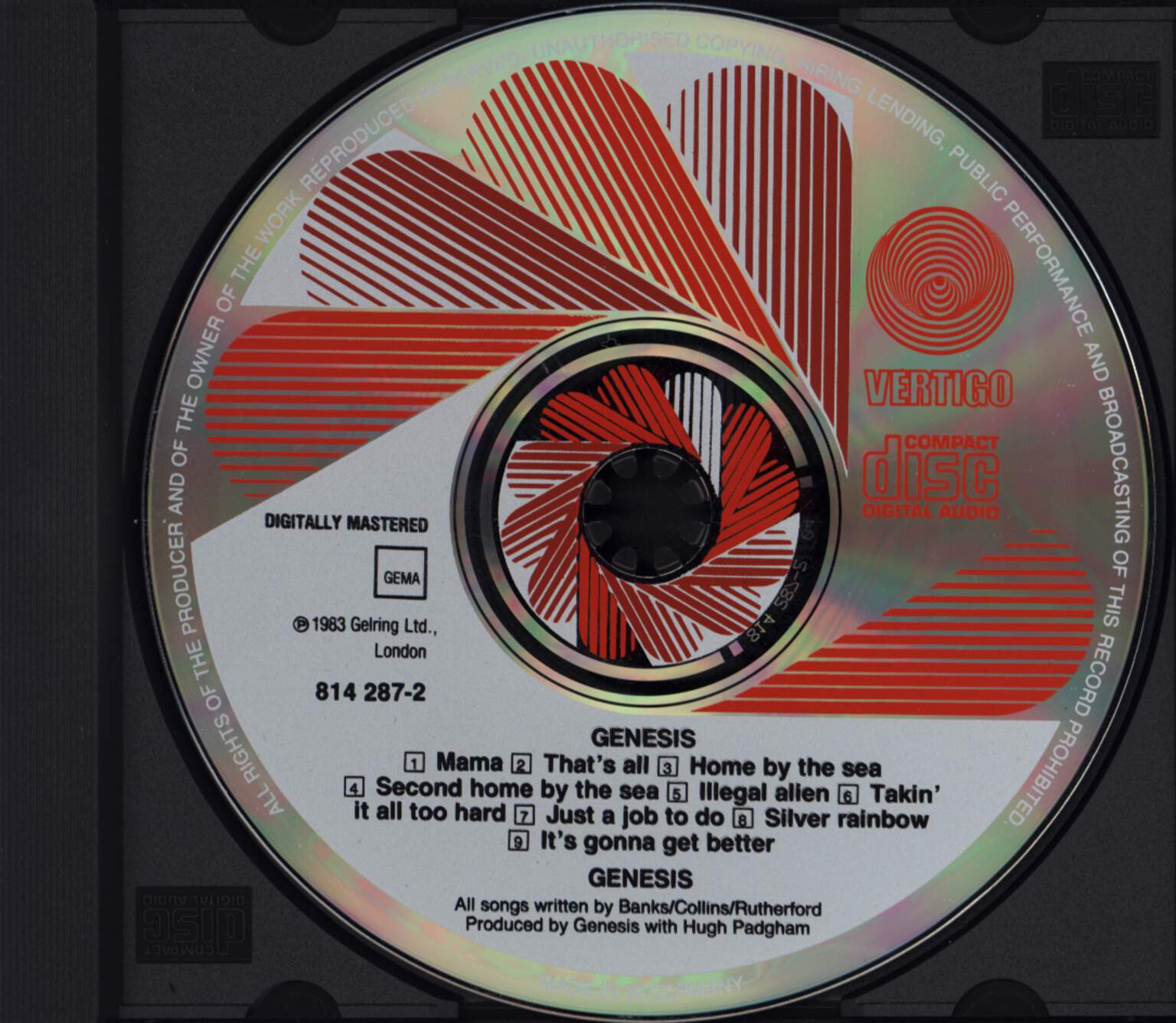 Genesis: Genesis, CD