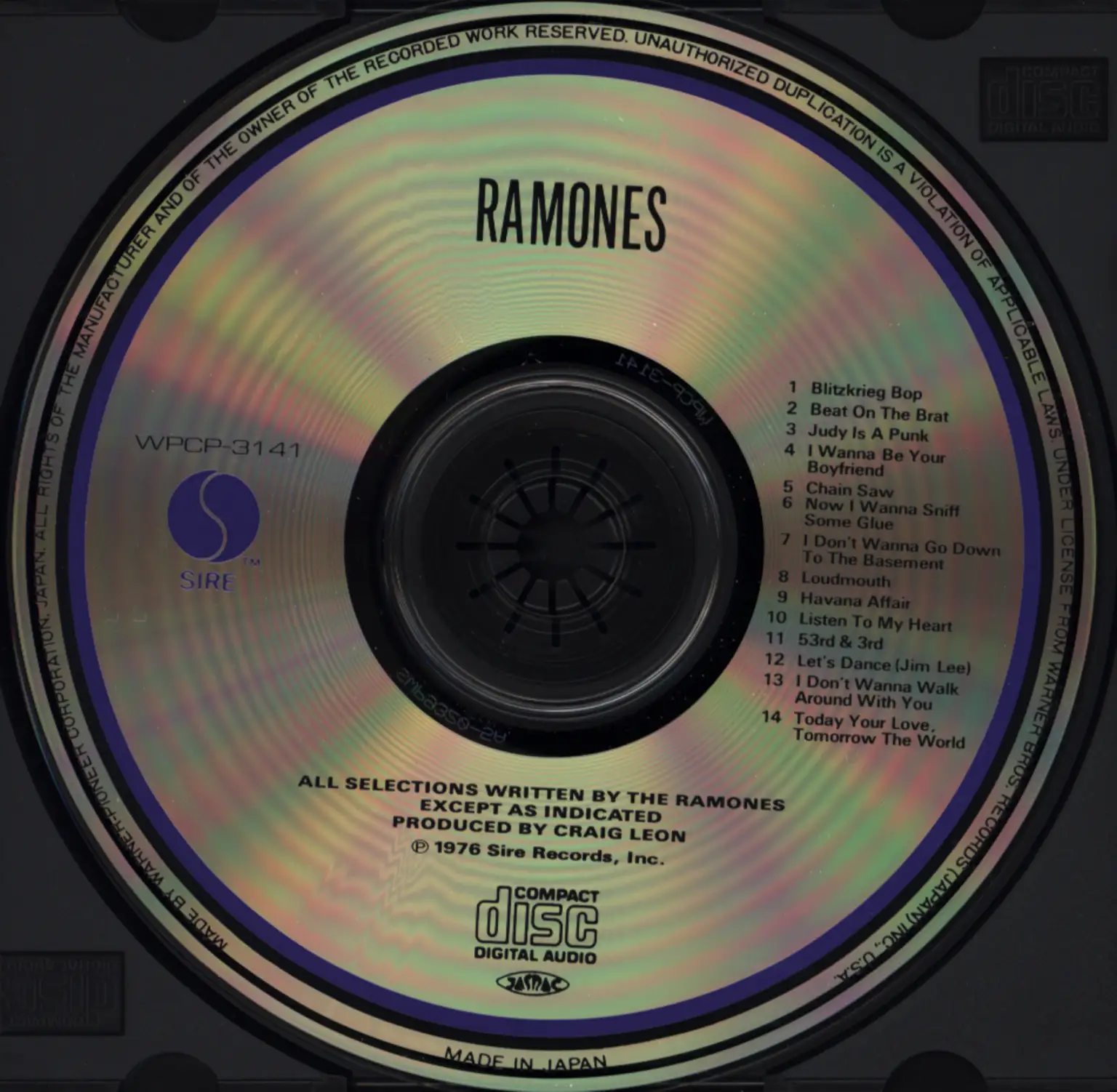 Ramones: Ramones, CD