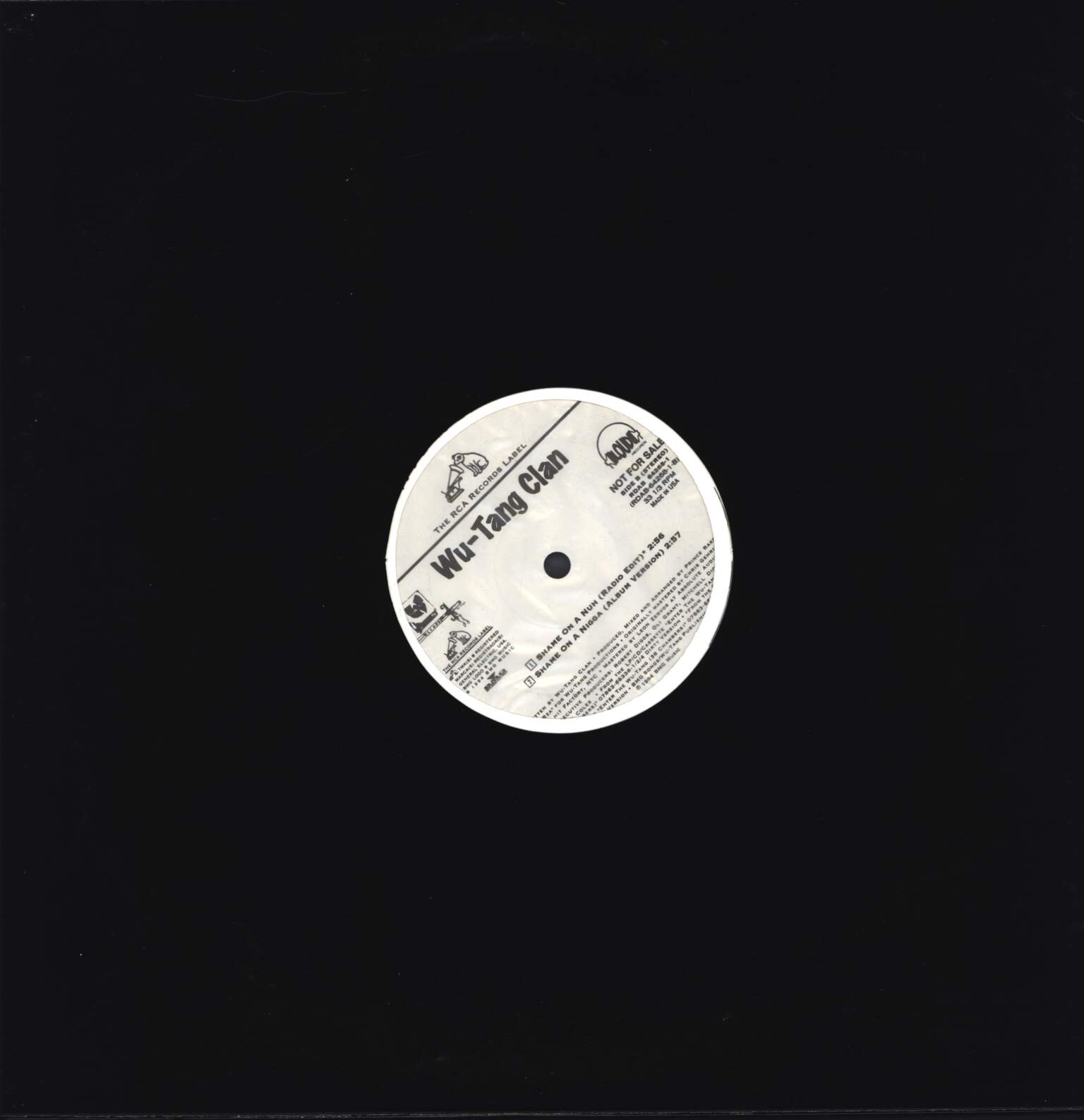 Wu-Tang Clan: Wu-Tang Clan Ain't Nuthing Ta F' Wit / Shame On A Nigga, 12" Maxi Single (Vinyl)