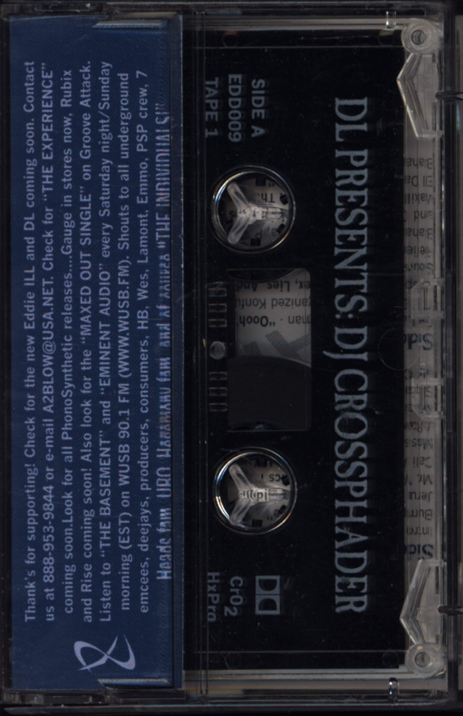 DL: Another L.I. Groove, Tape