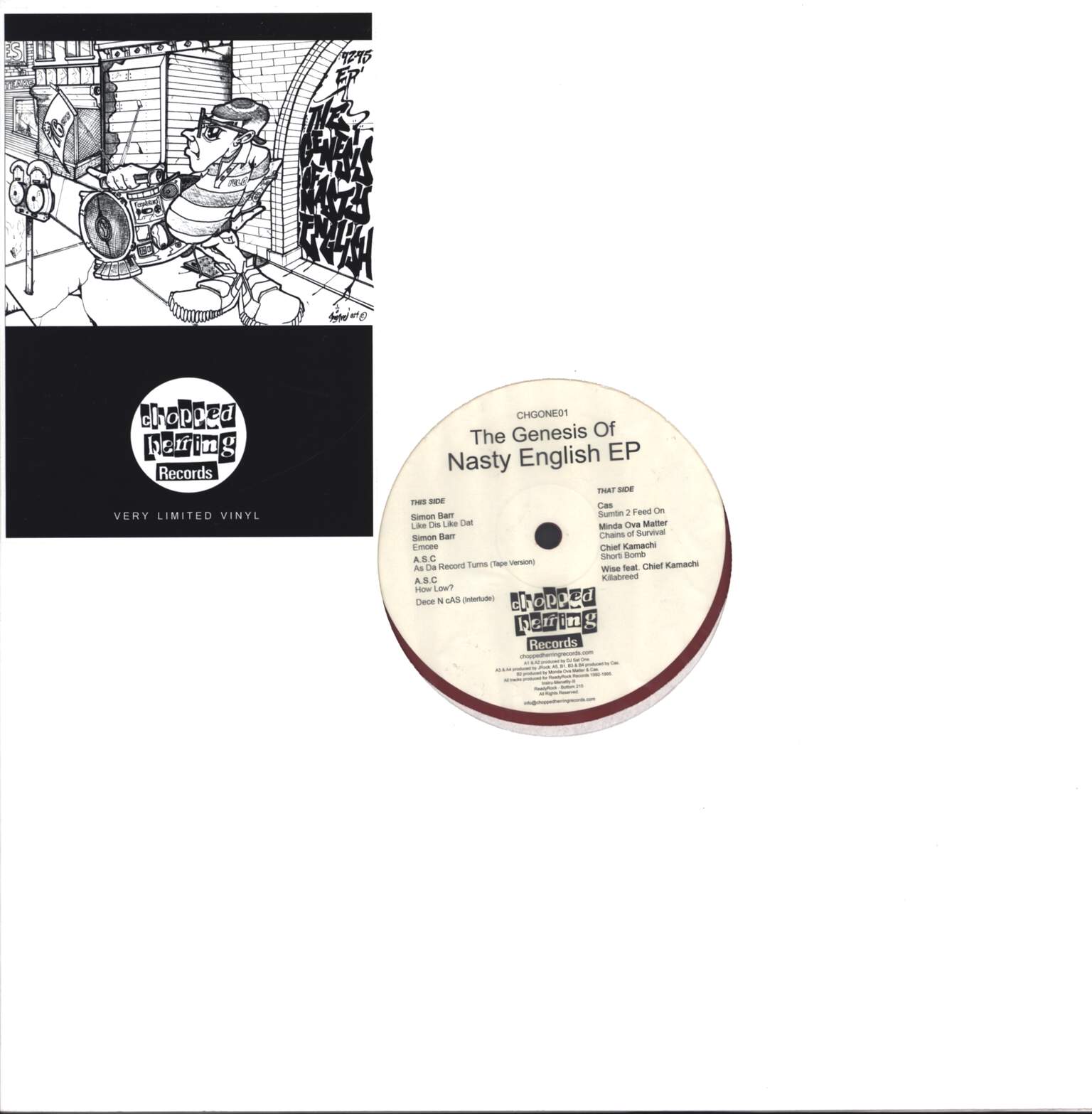 Various: The Genesis Of Nasty English EP, 12" Maxi Single (Vinyl)