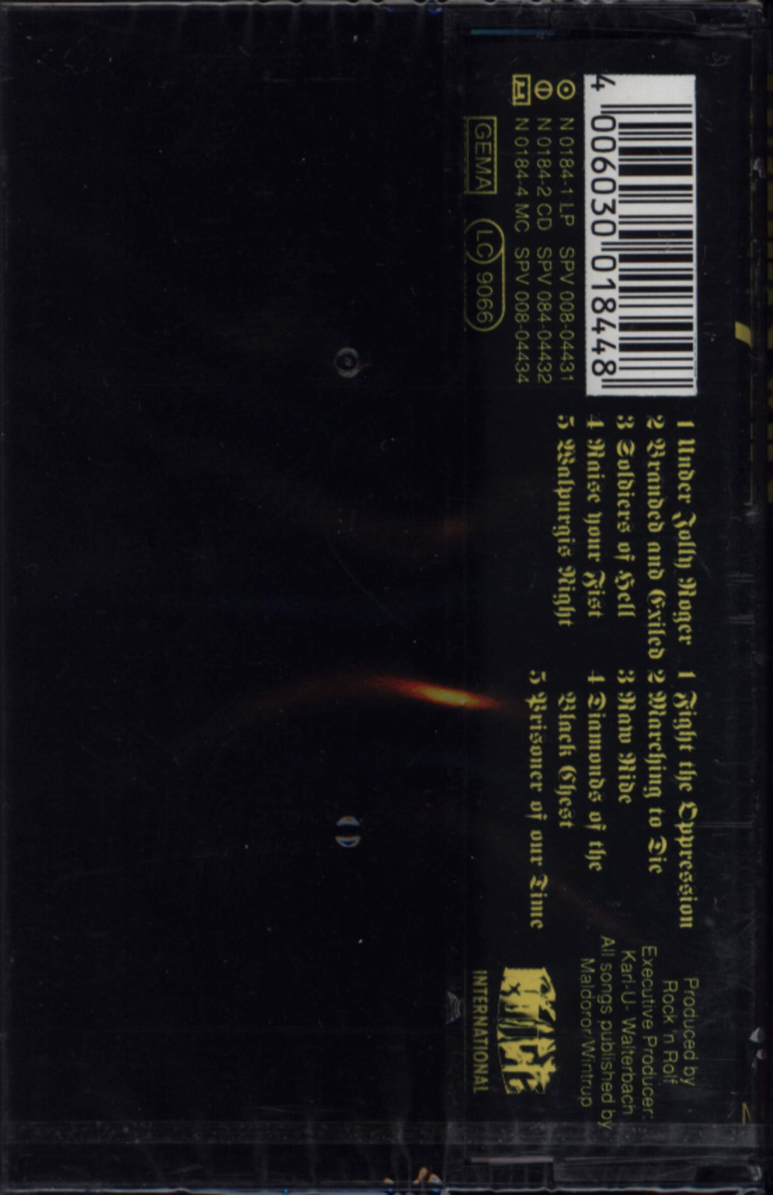 Running Wild: The First Years Of Piracy, Compact Cassette