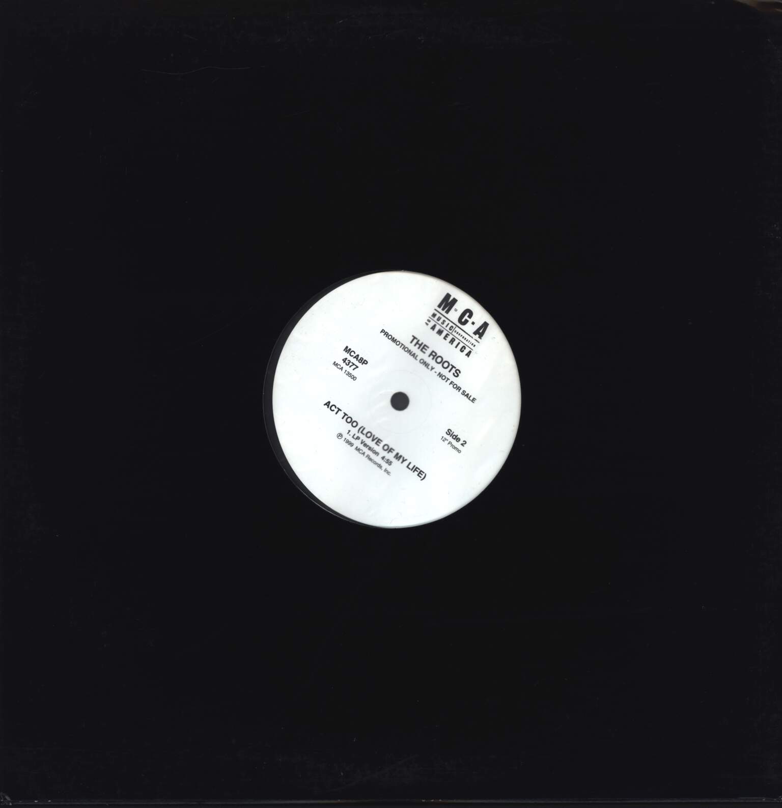 The Roots: Act Too (Love Of My Life), 12" Maxi Single (Vinyl)