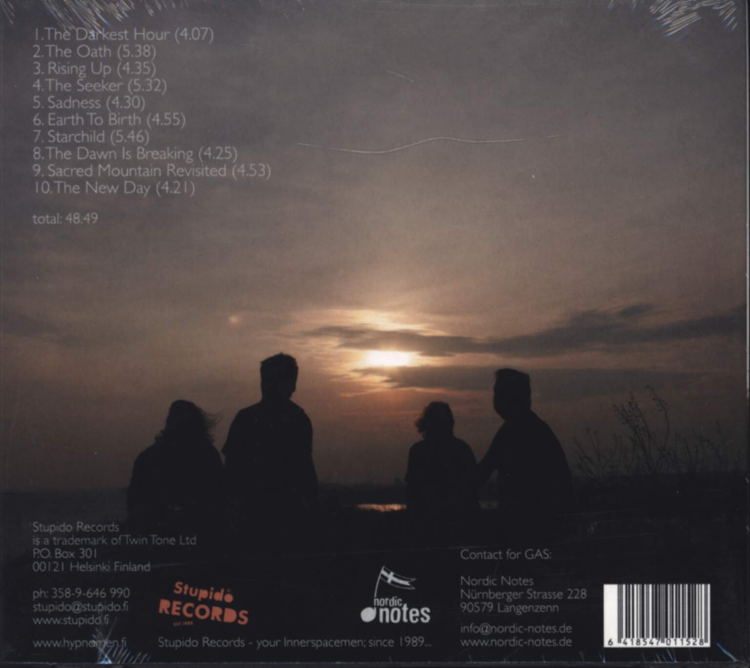 The Hypnomen: Dreaming Of The New Dawn, CD