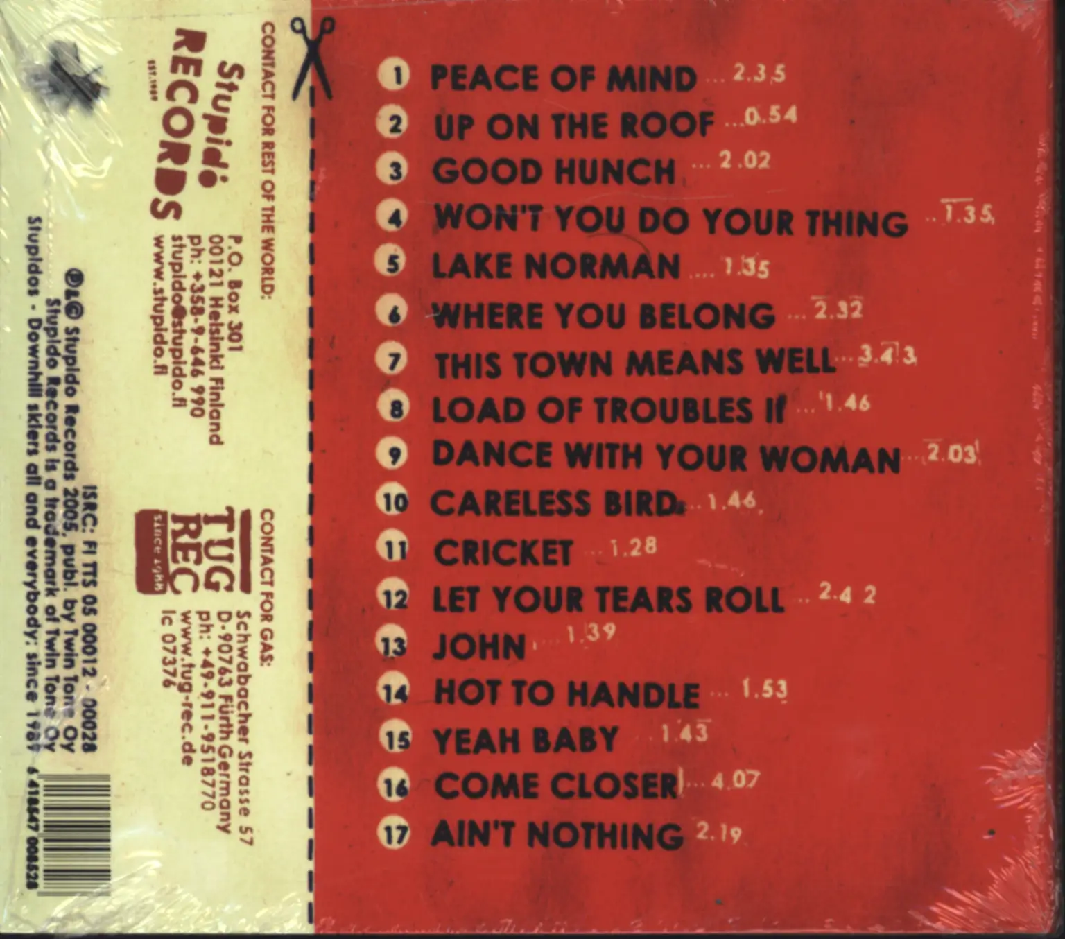 Boomhauer: Me Think OK!, CD