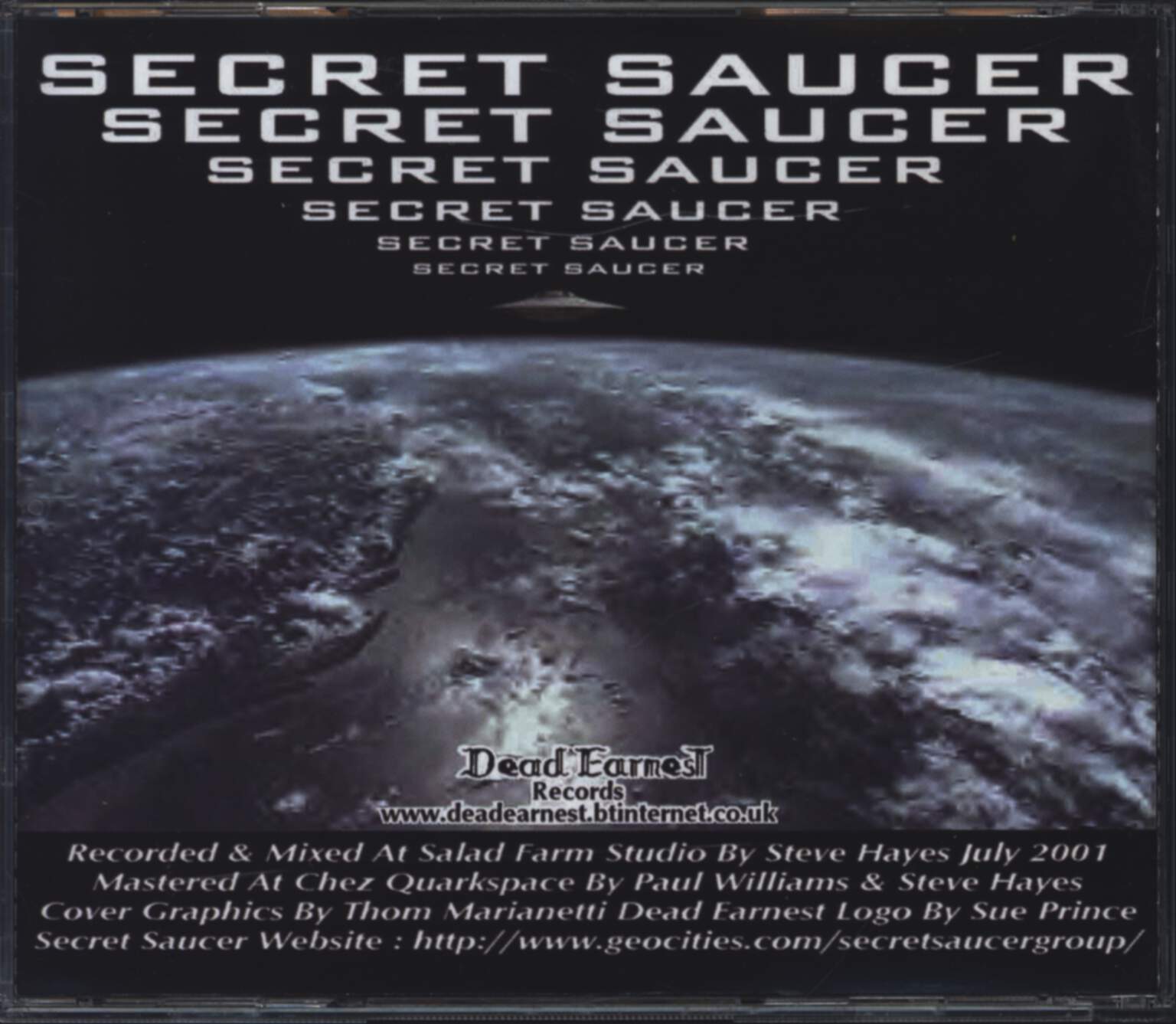 Secret Saucer: Element 115, CD