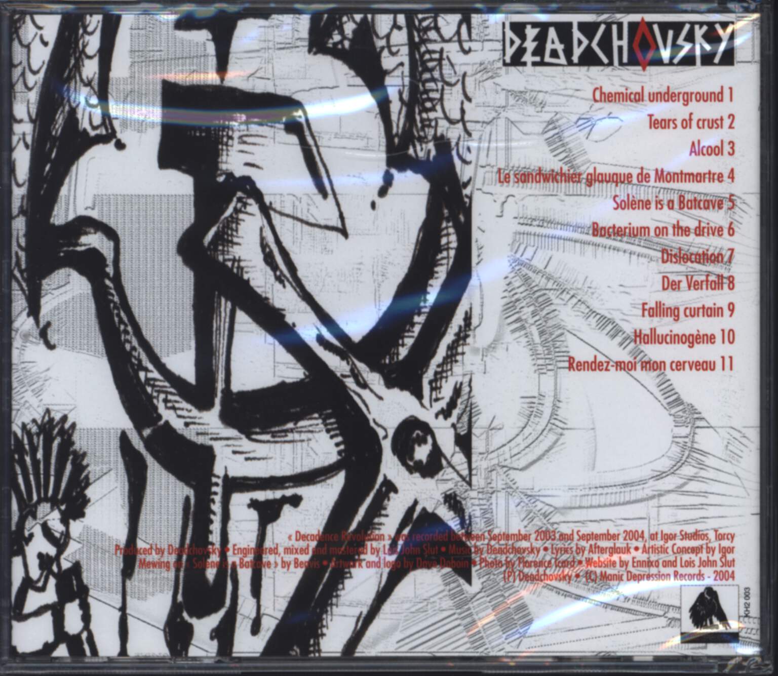 Deadchovsky: Decadence Revolution, CD