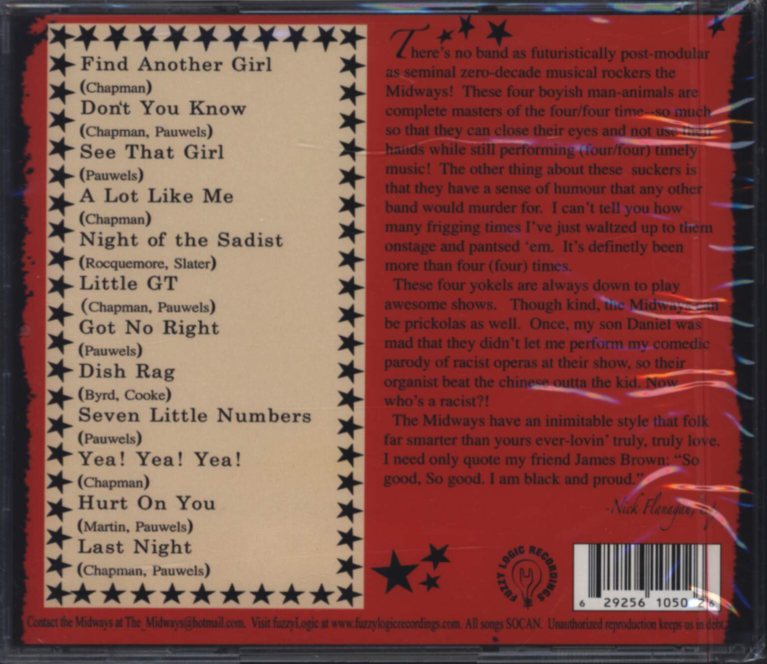 The Midways: Pay More And Get A Good Seat, CD