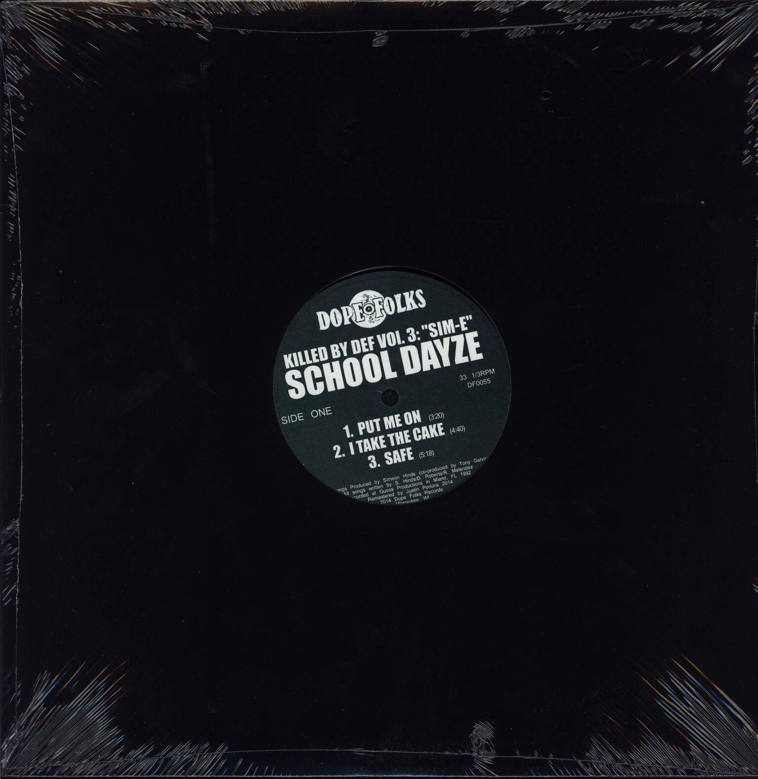 School Dayze: Killed By Def Vol. 3: "Sim-E", 12" Maxi Single (Vinyl)
