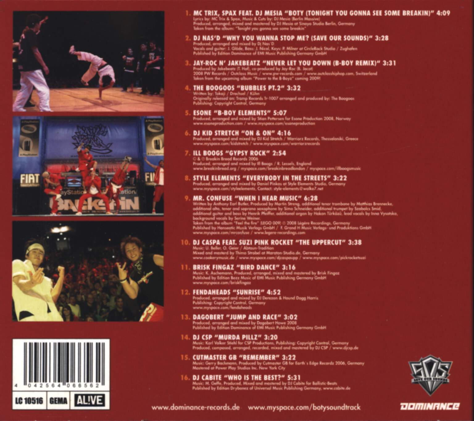 Various: International Battle Of The Year 2008 The Soundtrack, CD