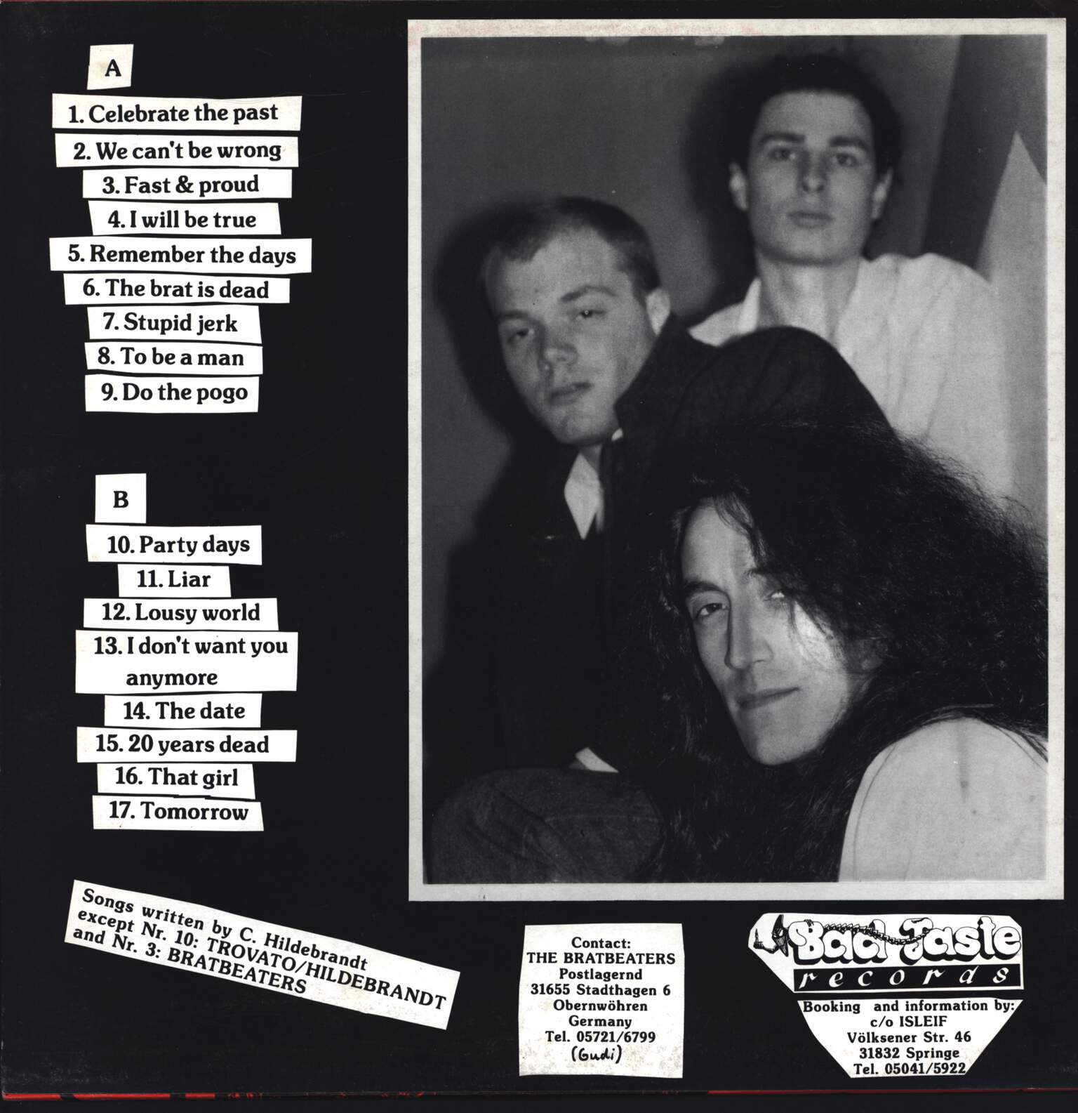 The Bratbeaters: We Can't Be Wrong, LP (Vinyl)