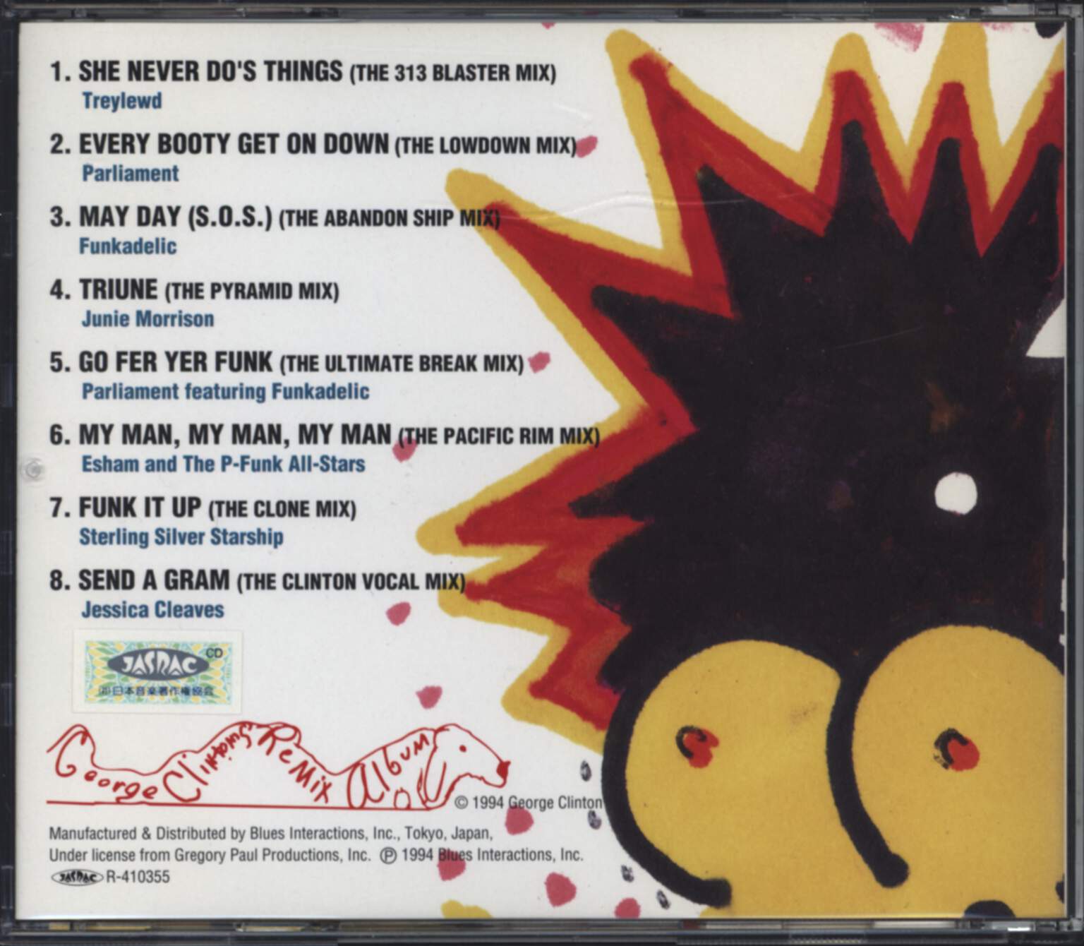 George Clinton: P-Funk Unreleased Remix, CD