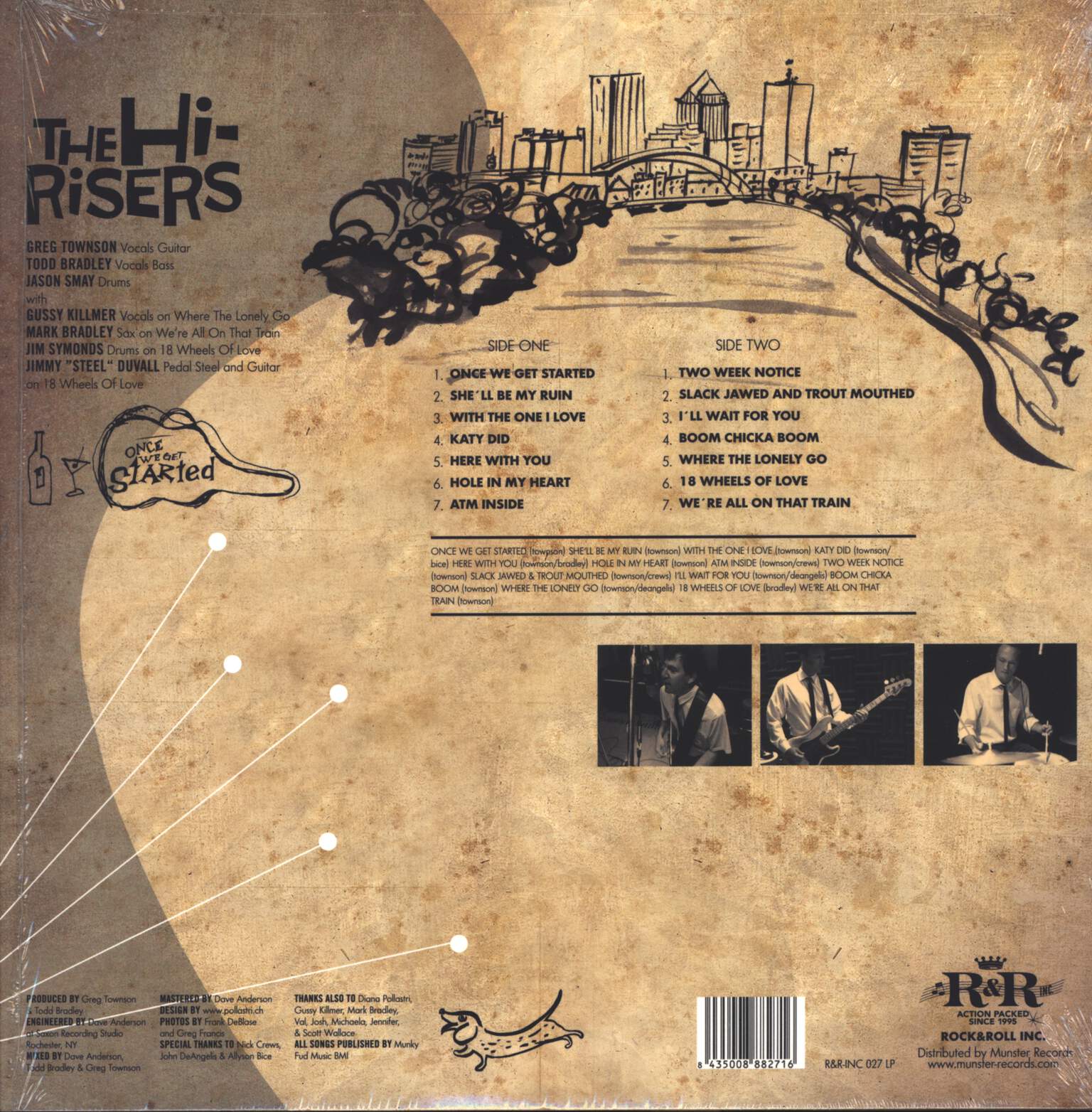 The Hi-Risers: Once We Get Started, LP (Vinyl)