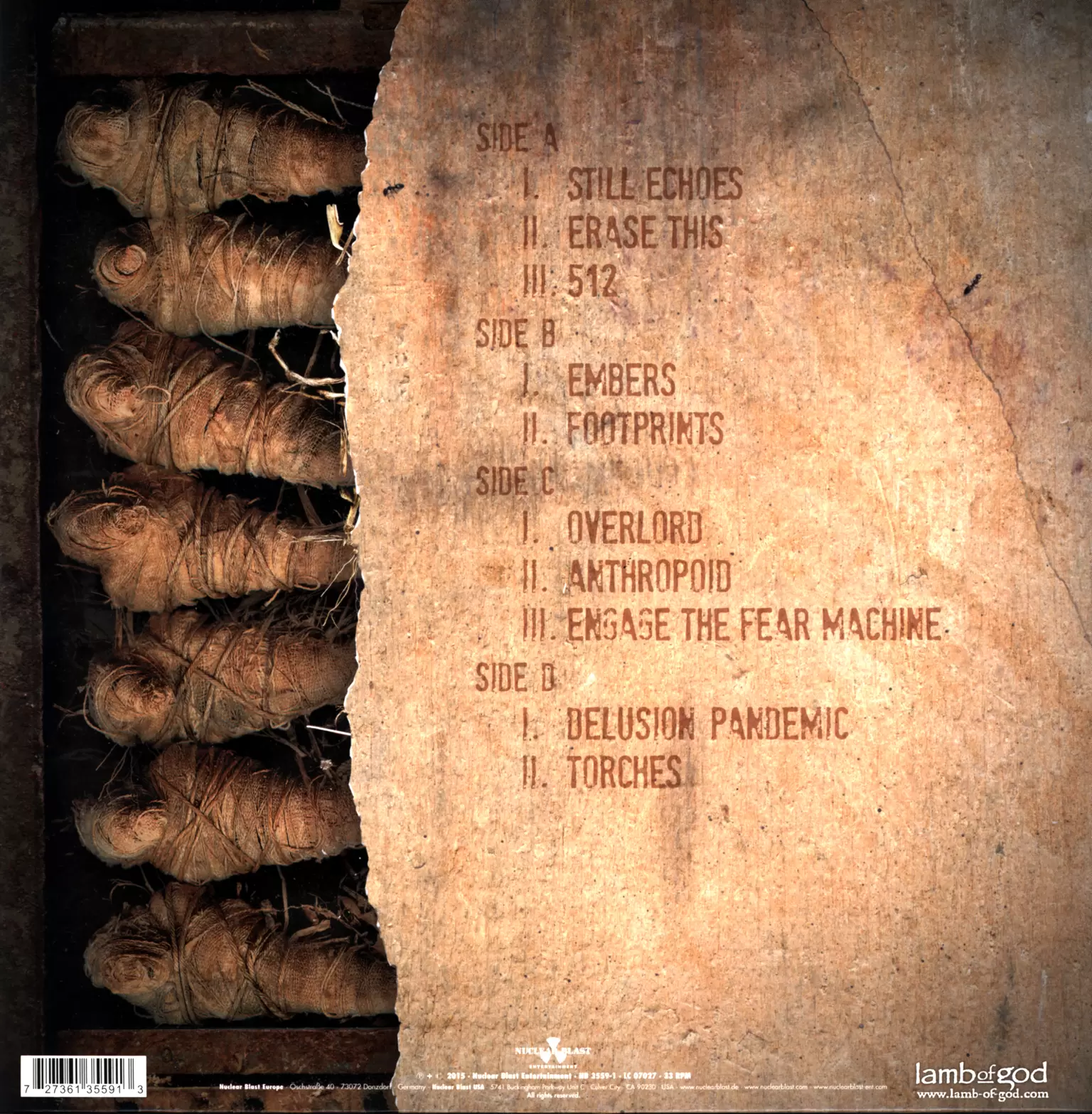 Lamb Of God: VII: Sturm Und Drang, LP (Vinyl)