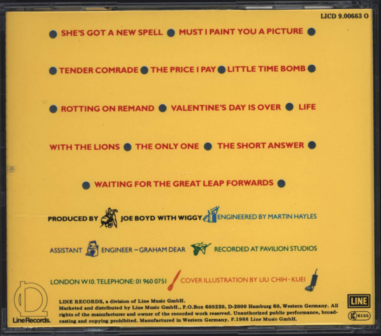 Billy Bragg: Workers Playtime, CD