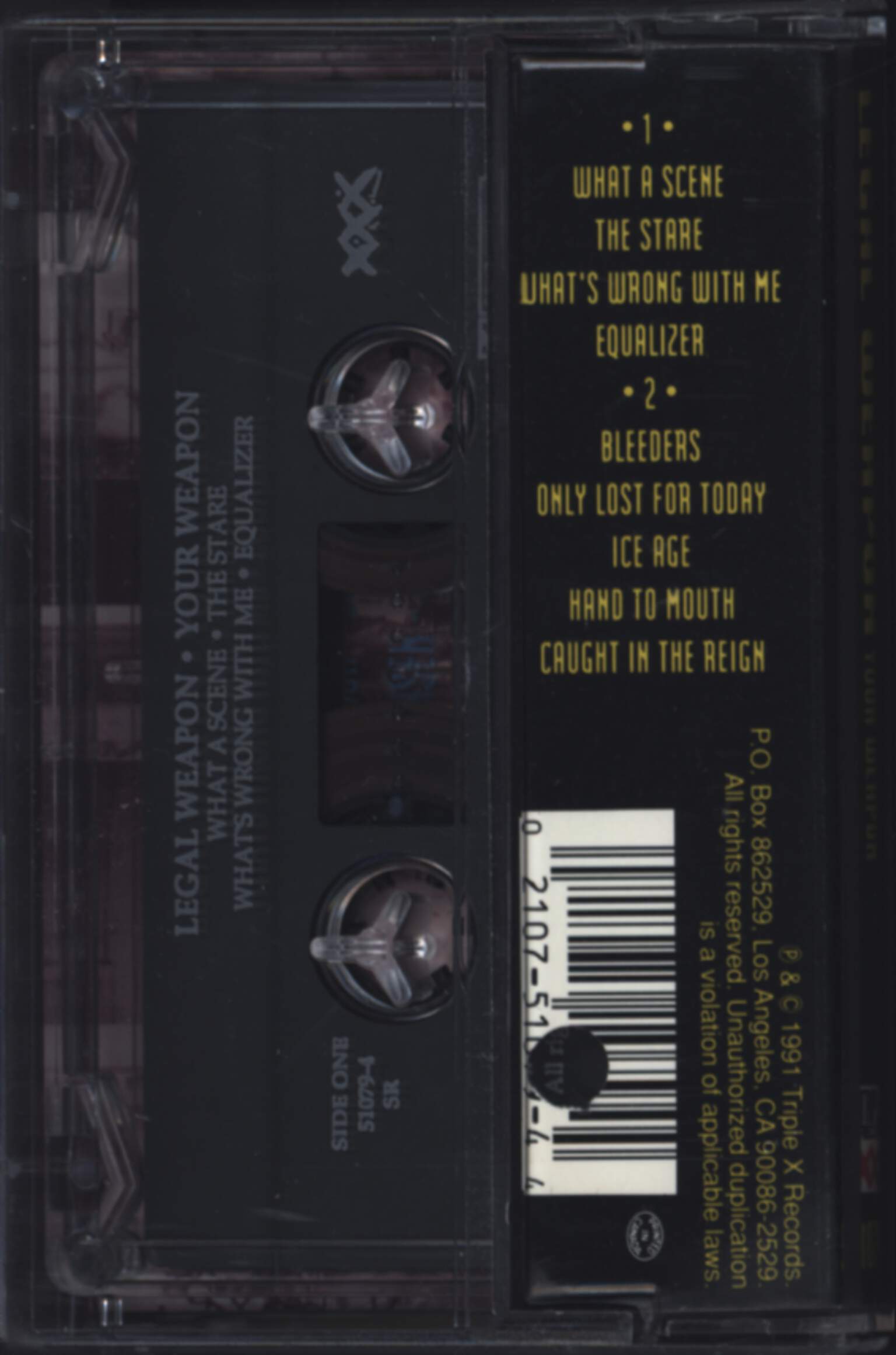 Legal Weapon: Your Weapon, Compact Cassette