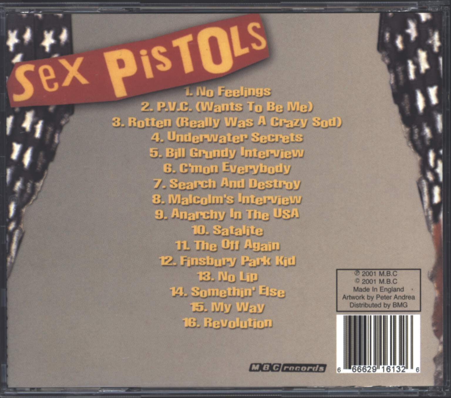 Sex Pistols: Anarchy In The USA, CD
