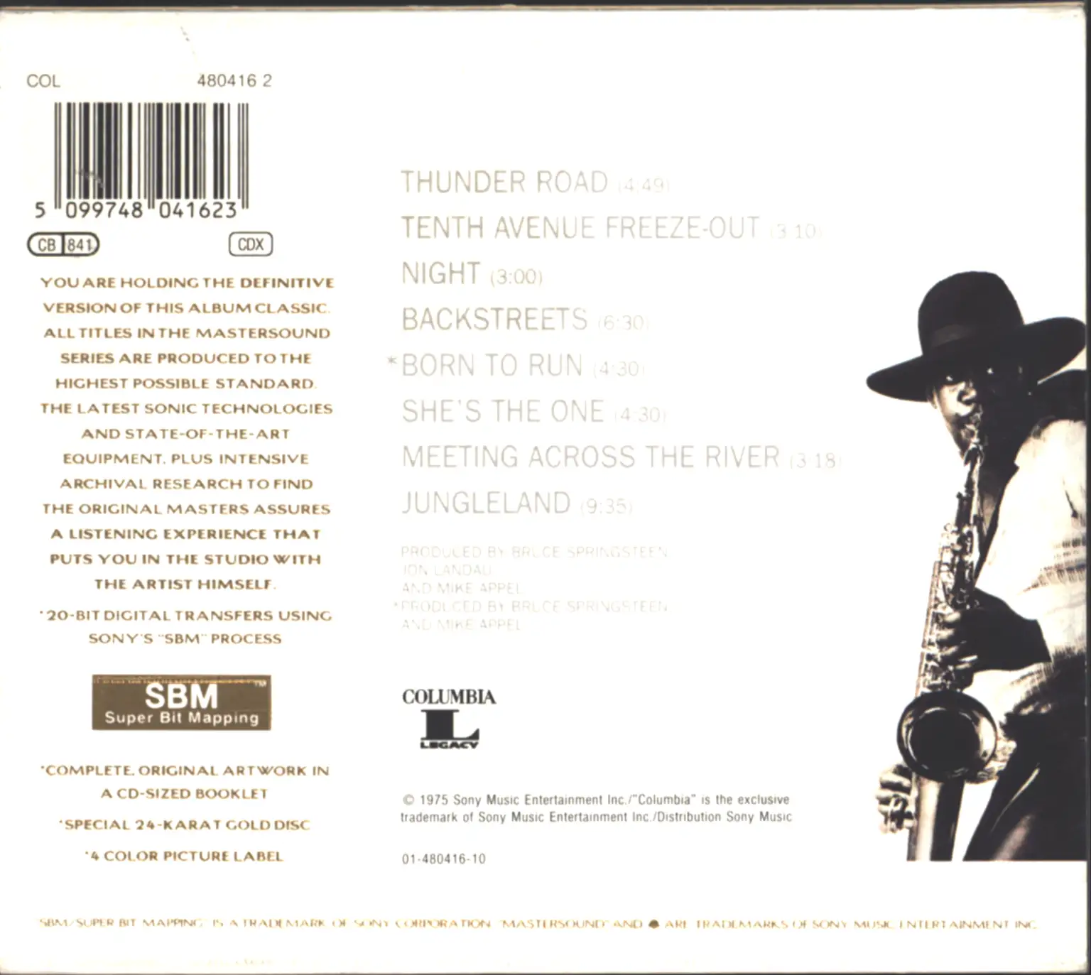 Bruce Springsteen: Born To Run, CD