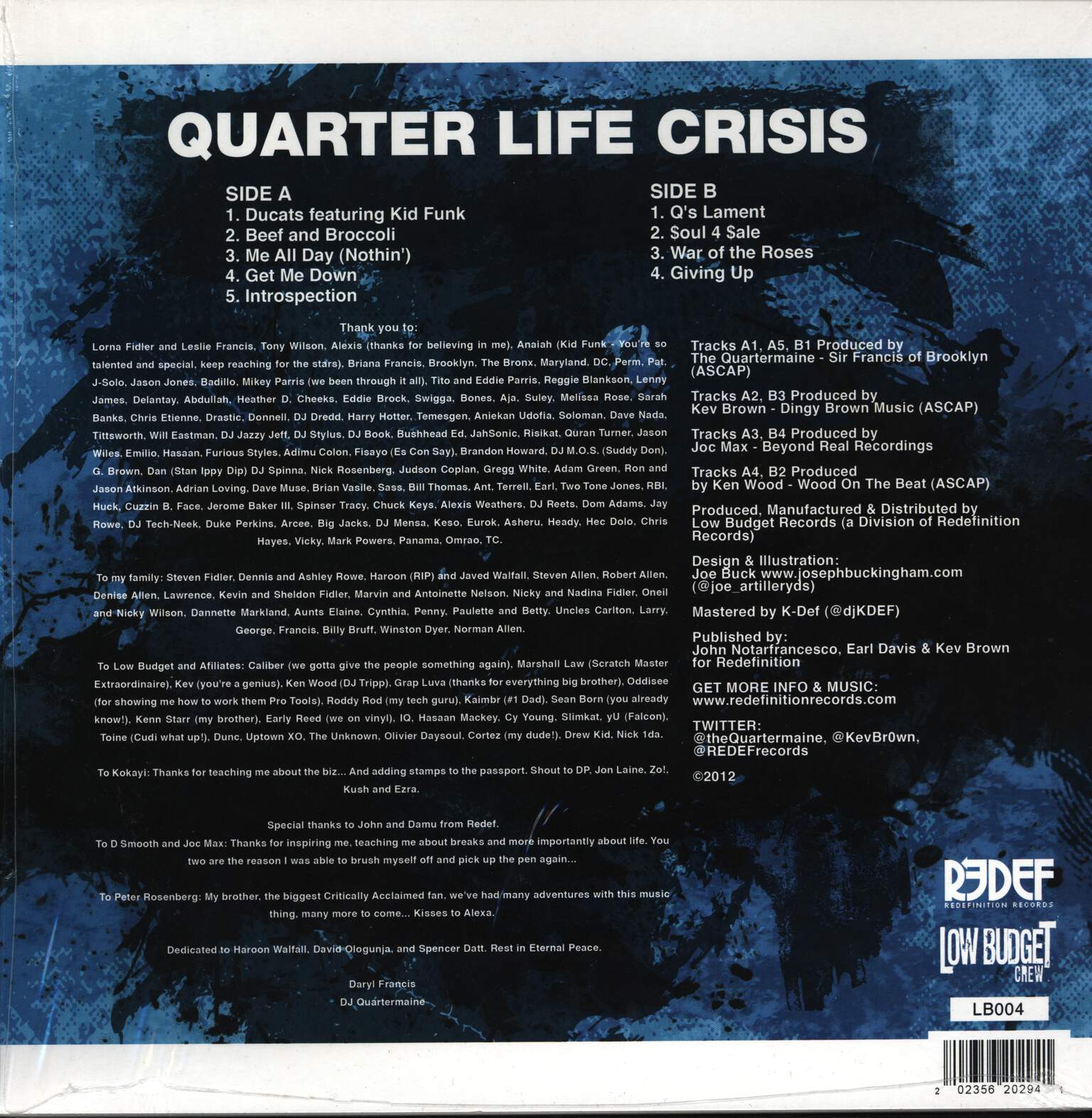 Quartermaine: Quarter Life Crisis, LP (Vinyl)