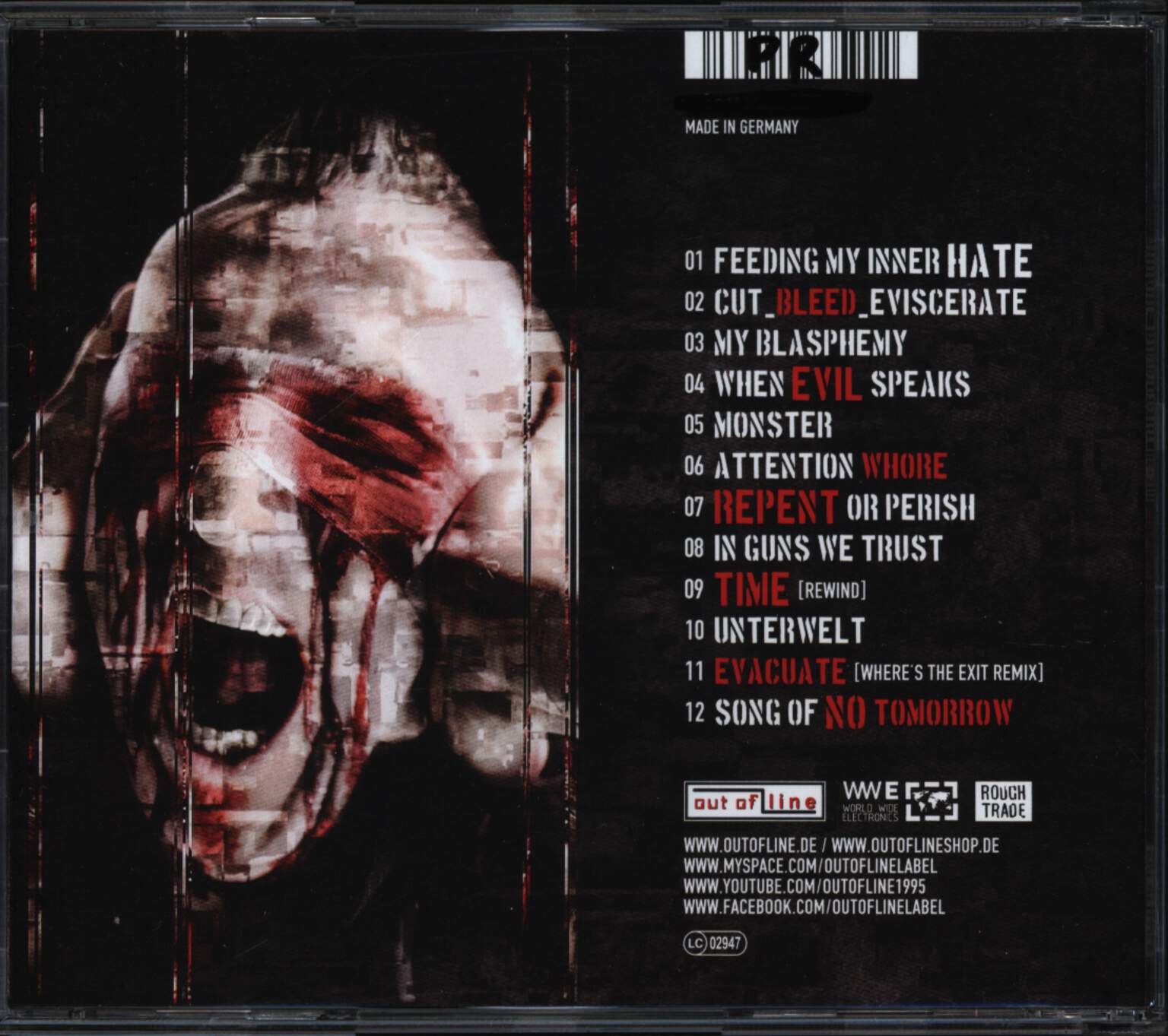 Suicide Commando: When Evil Speaks, CD
