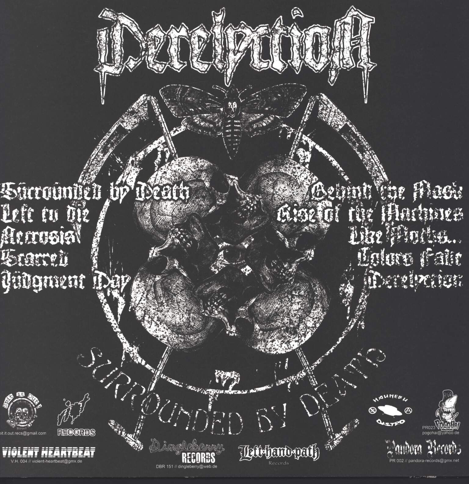 Derelyction: Surrounded By Death, LP (Vinyl)