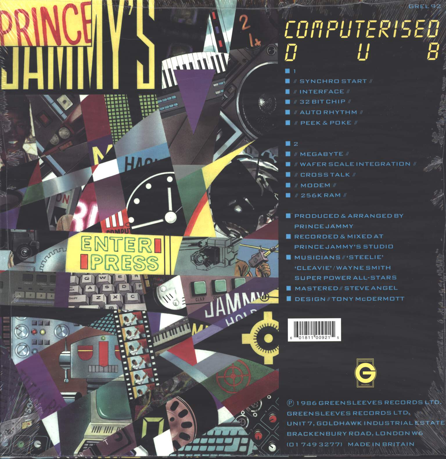 Prince Jammy: Computerised Dub, LP (Vinyl)