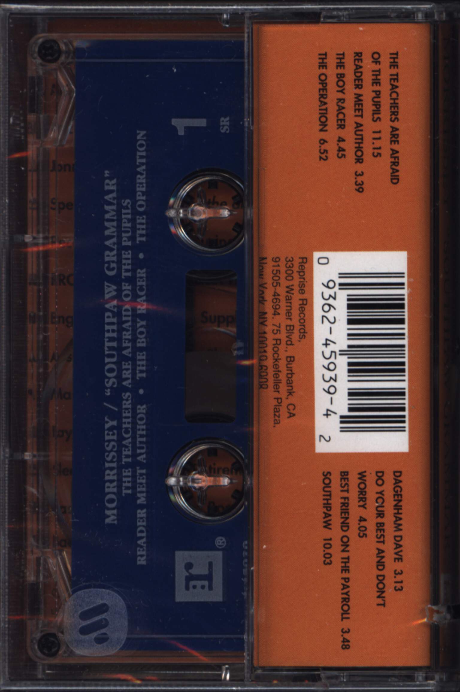 Morrissey: Southpaw Grammar, Compact Cassette
