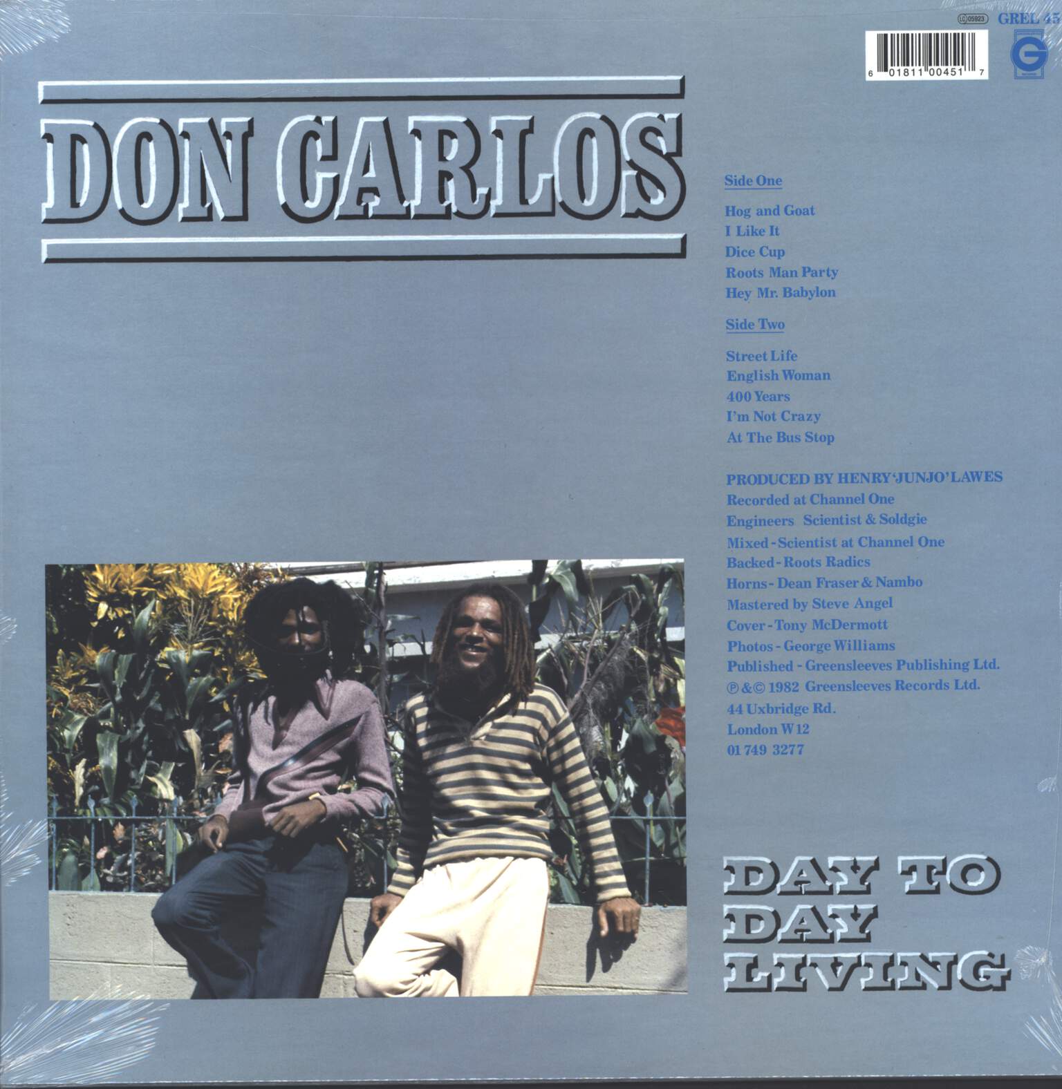 Don Carlos: Day To Day Living, LP (Vinyl)
