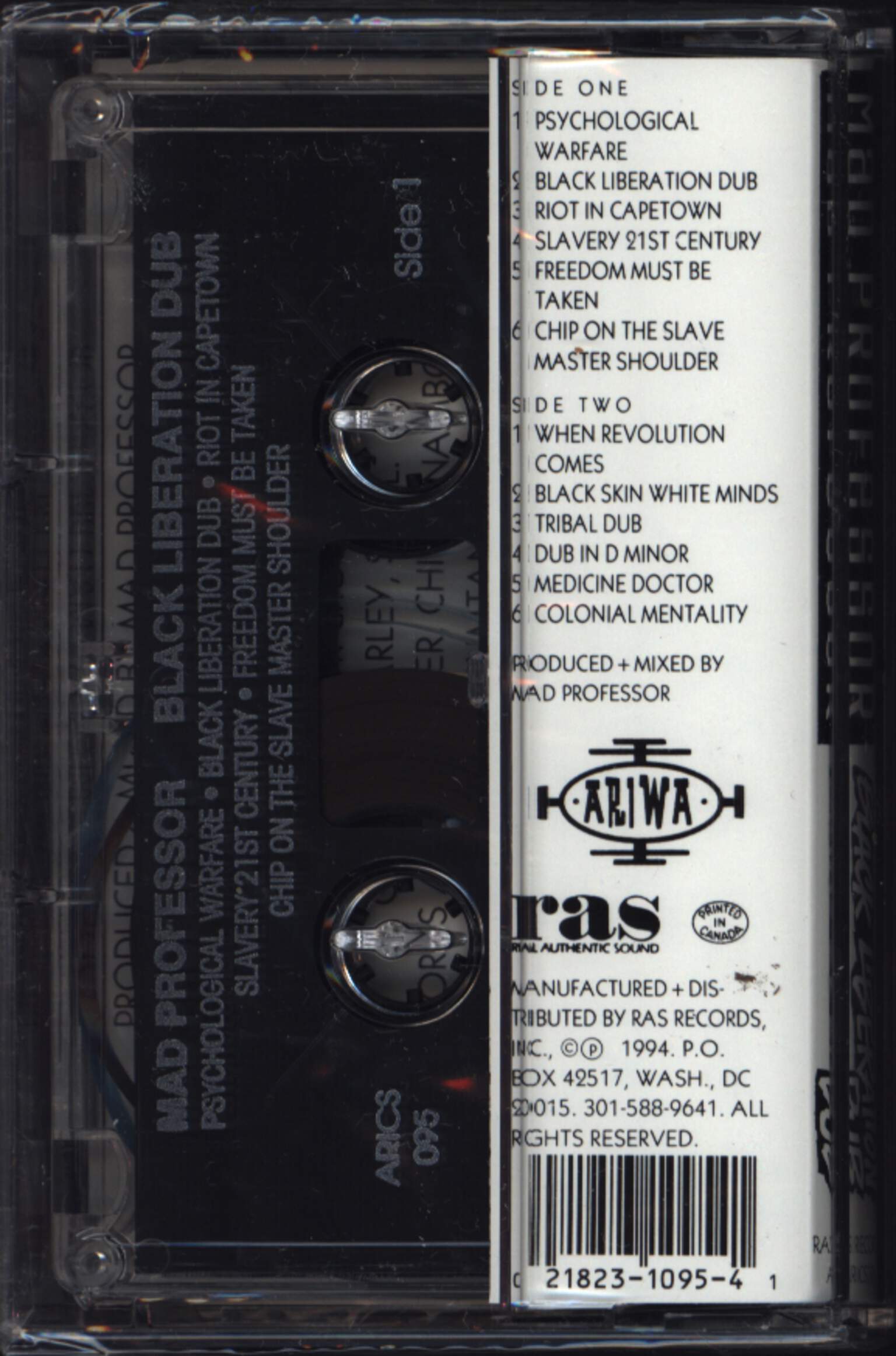 Mad Professor: Black Liberation Dub, Compact Cassette