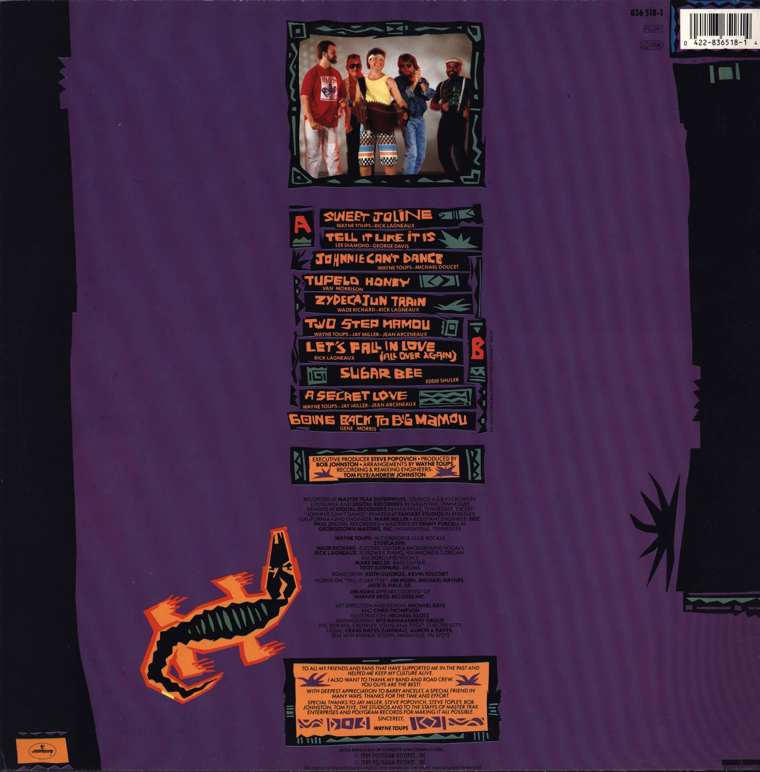 Wayne Toups & Zydecajun: Blast From The Bayou, LP (Vinyl)