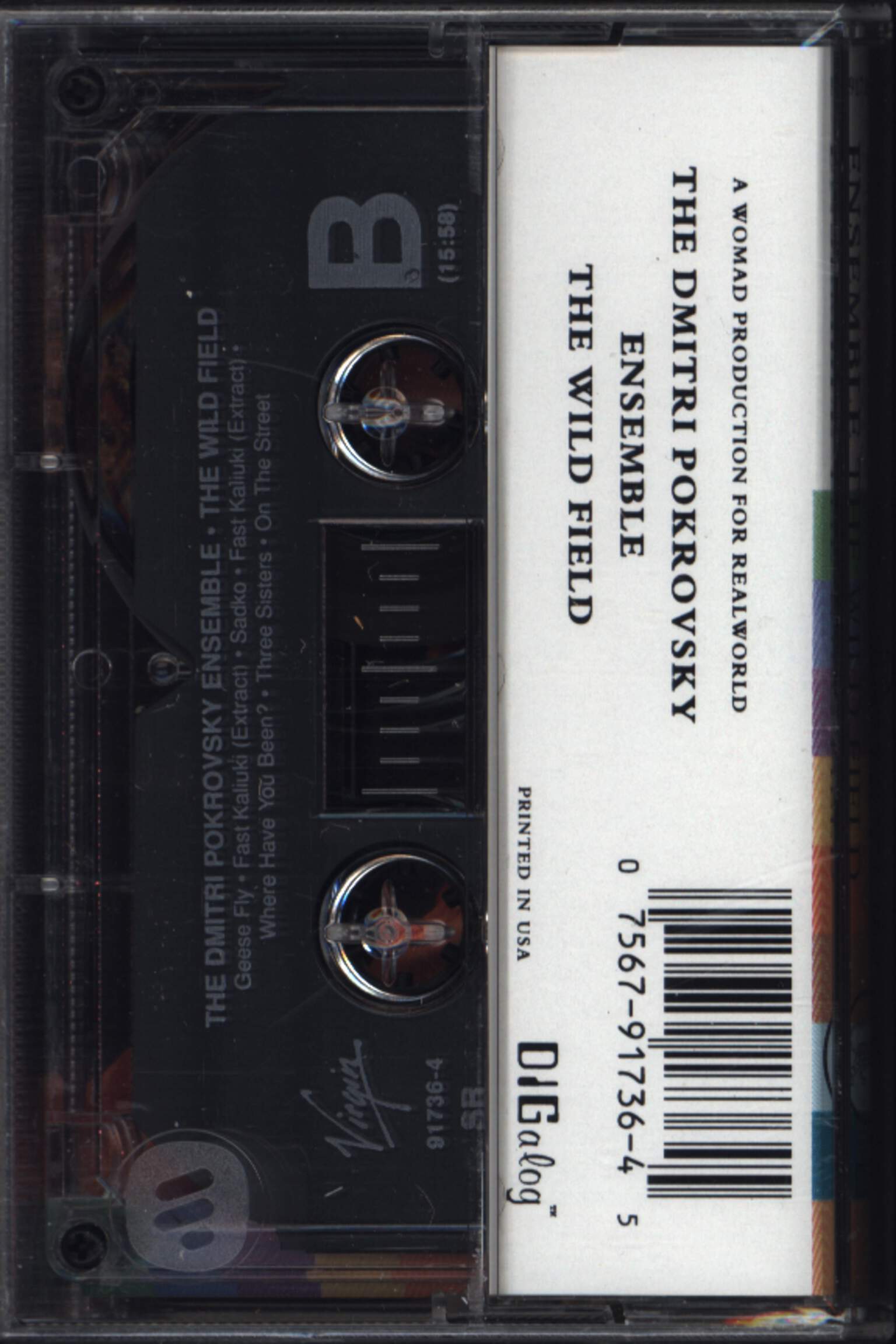 The Dmitri Pokrovsky Ensemble: The Wild Field, Compact Cassette