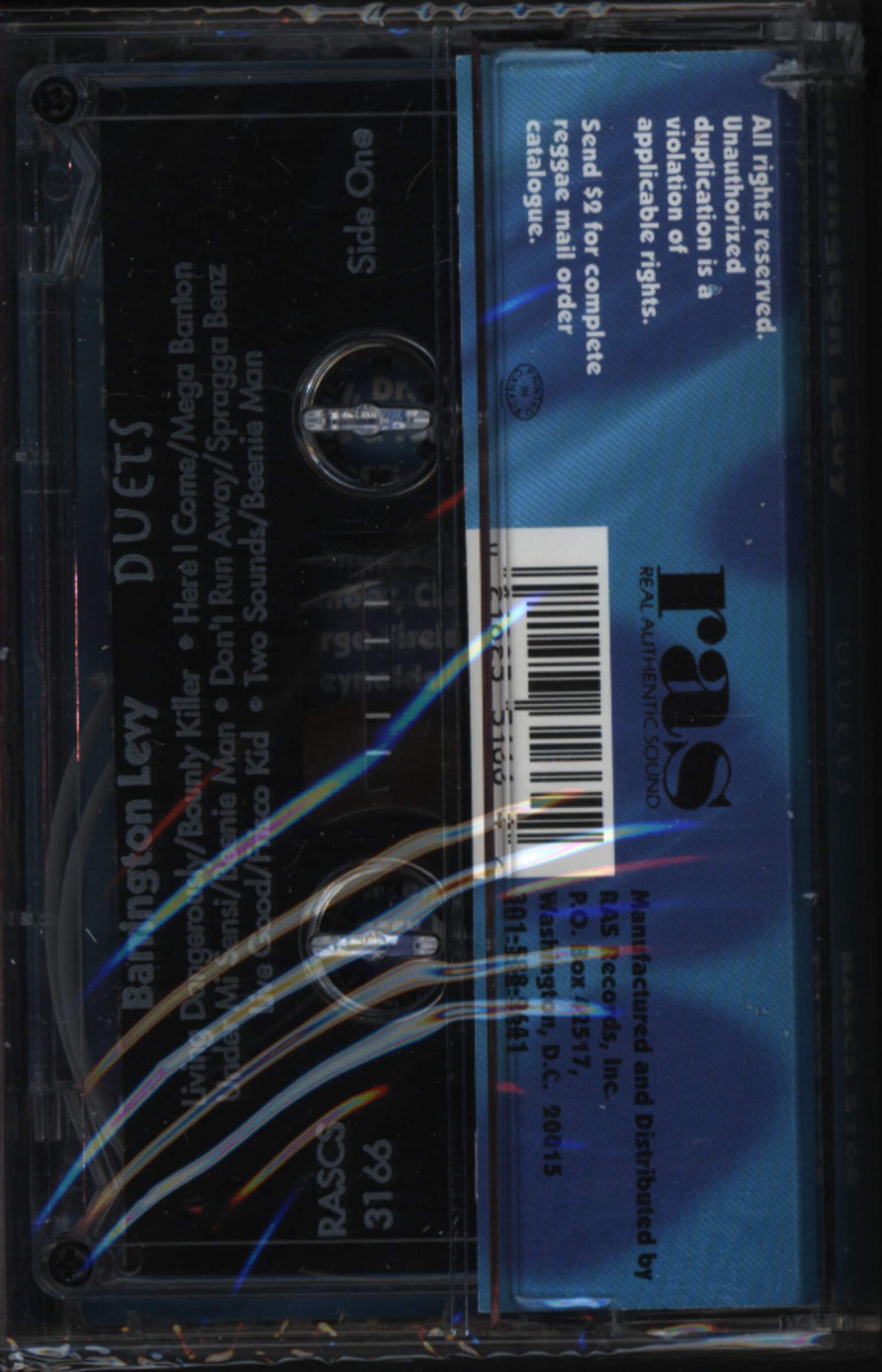 Barrington Levy: Duets, Compact Cassette