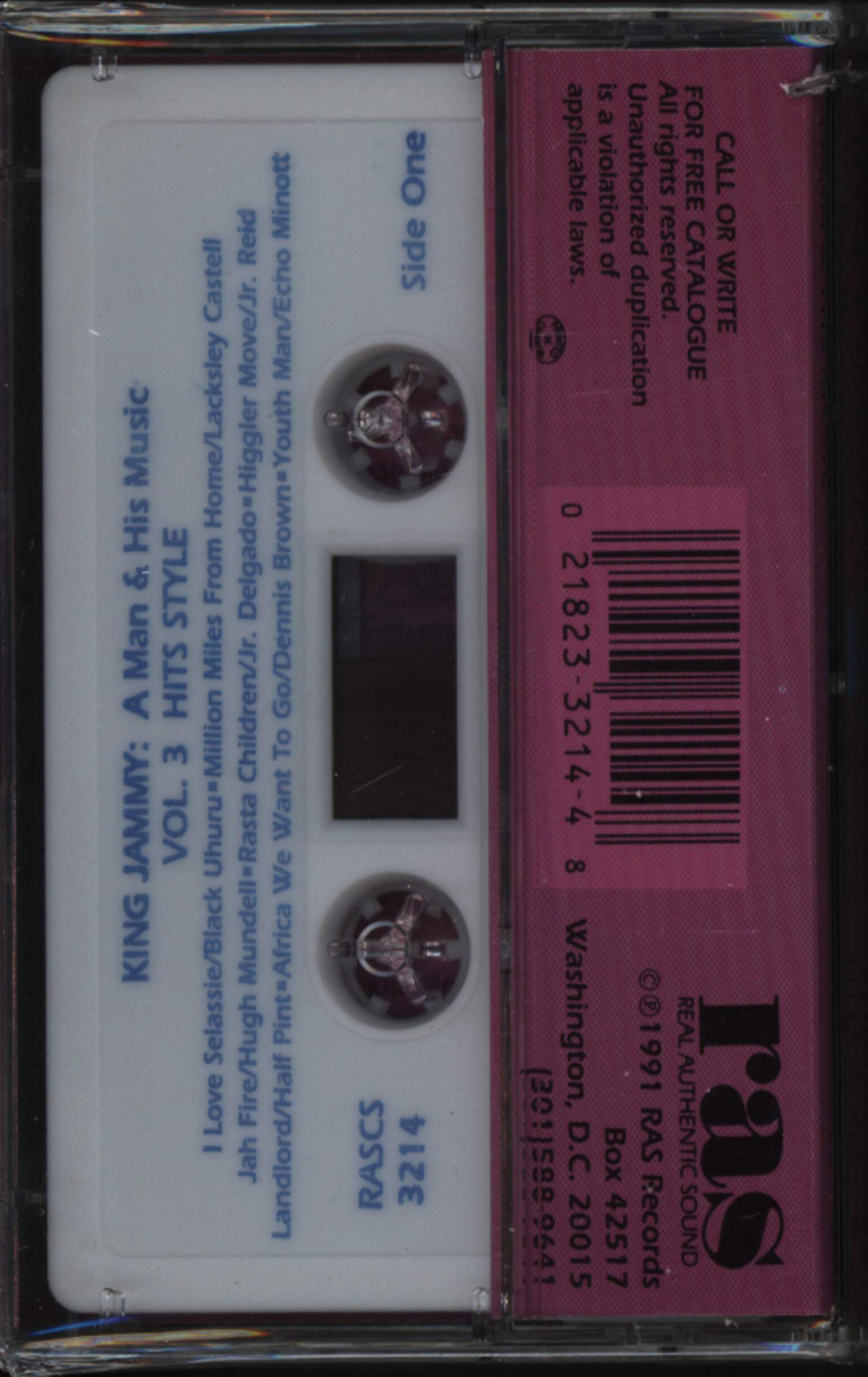 Various: King Jammy: A Man & His Music, Volume 3 - Hits Style, Compact Cassette