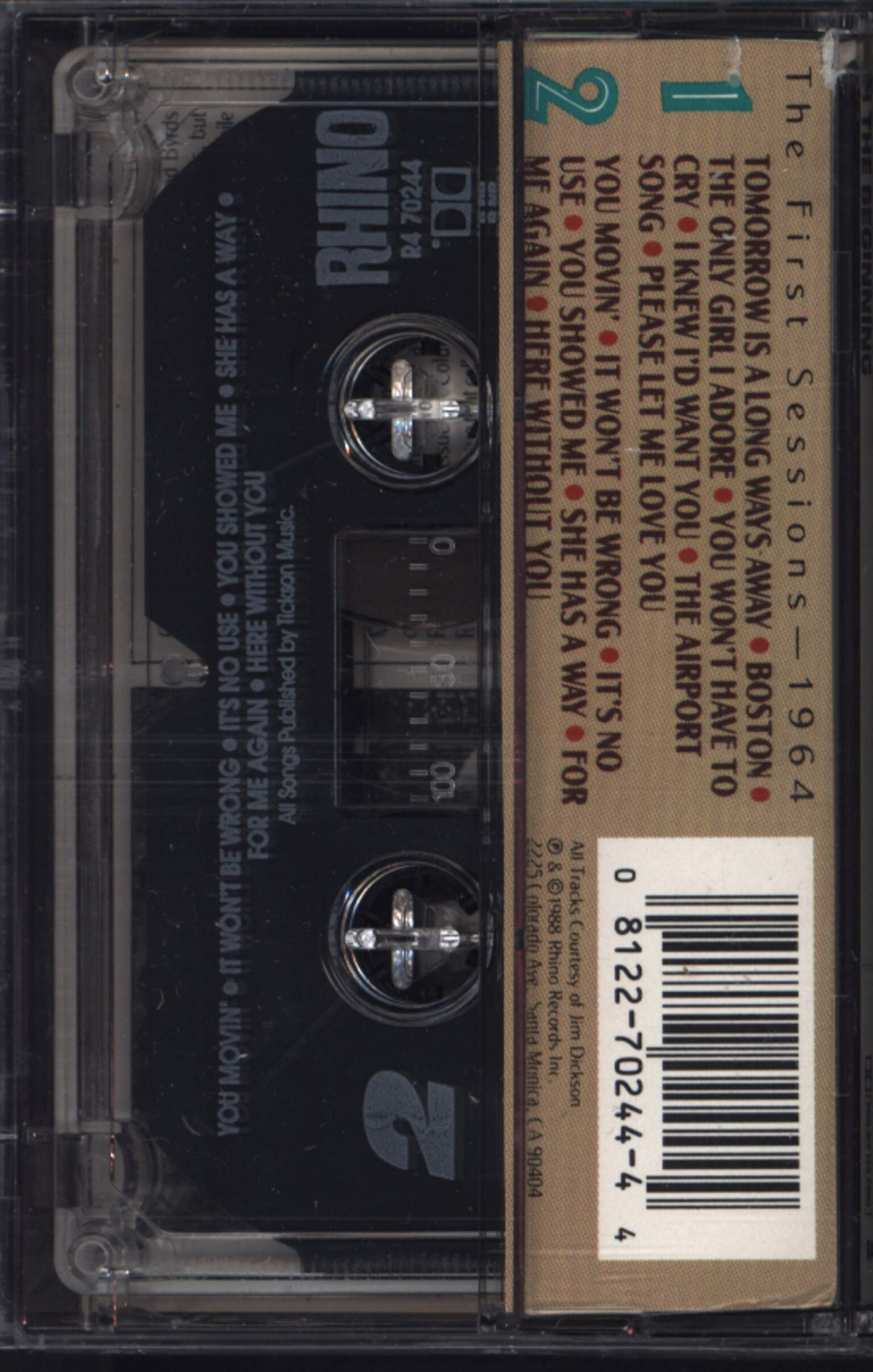 The Byrds: ...In The Beginning (The First Sessions - 1964), Tape