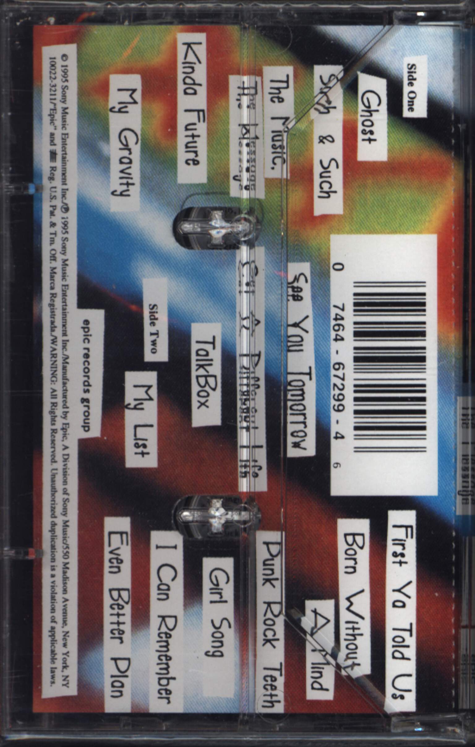7 Seconds: The Music, The Message, Compact Cassette