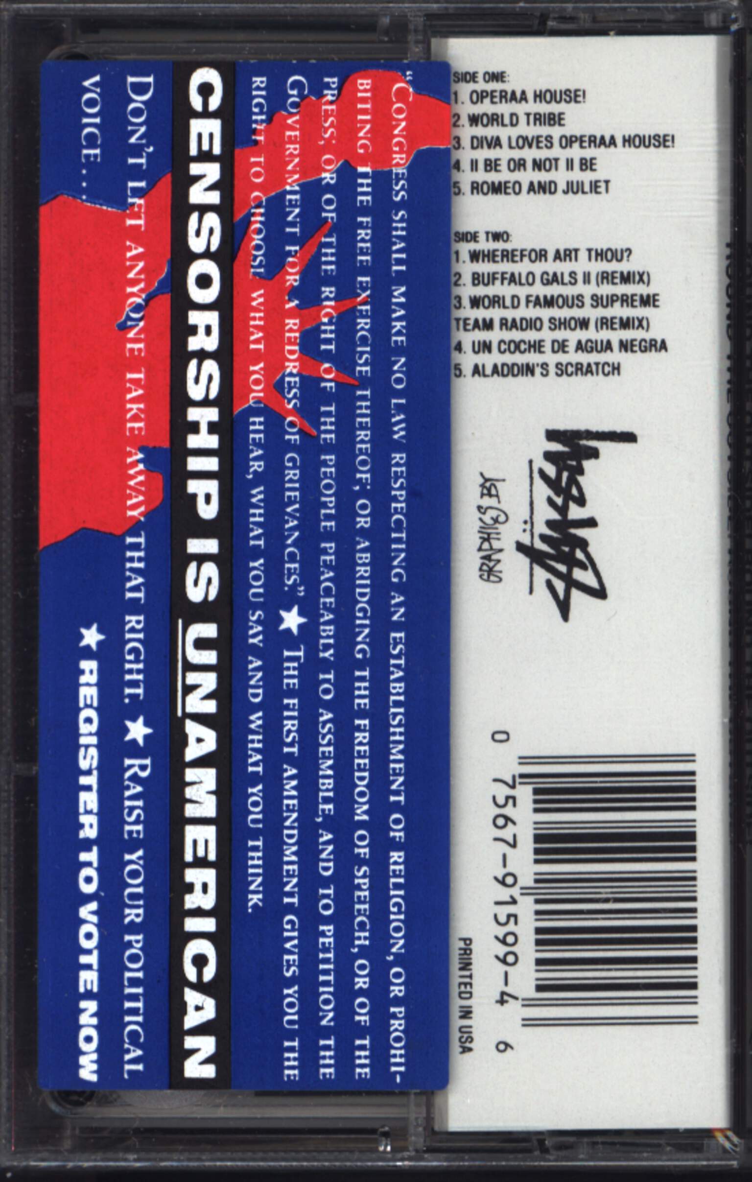 Malcolm McLaren: Round The Outside! Round The Outside!, Compact Cassette