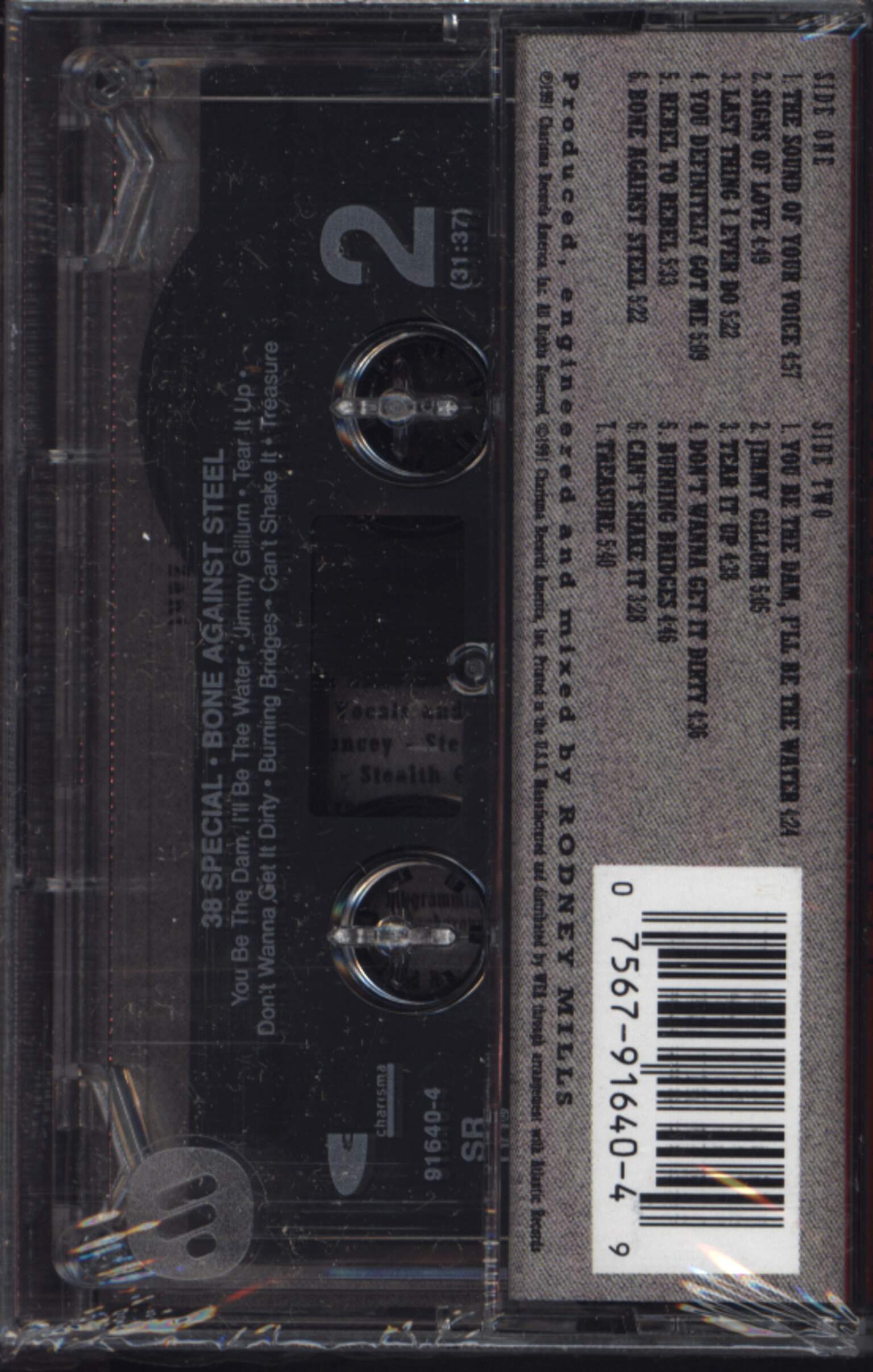 38 Special: Bone Against Steel, Compact Cassette