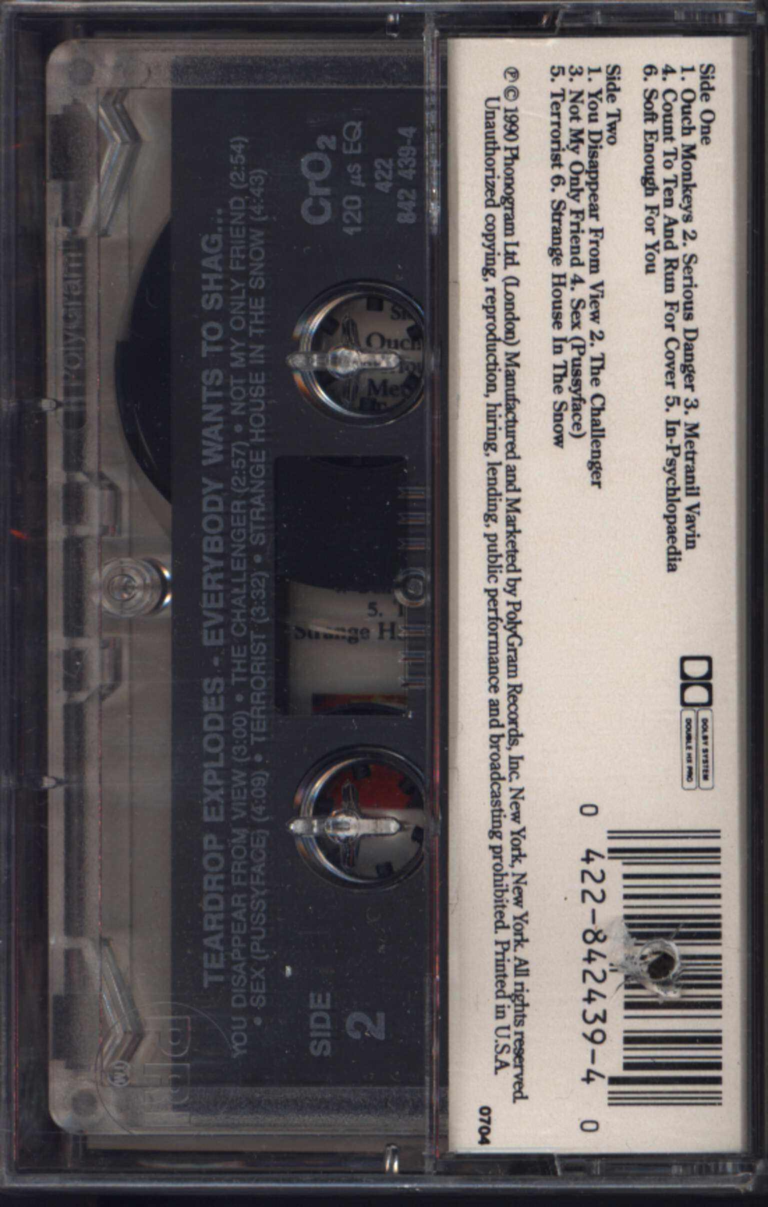 The Teardrop Explodes: Everybody Wants To Shag...The Teardrop Explodes, Compact Cassette