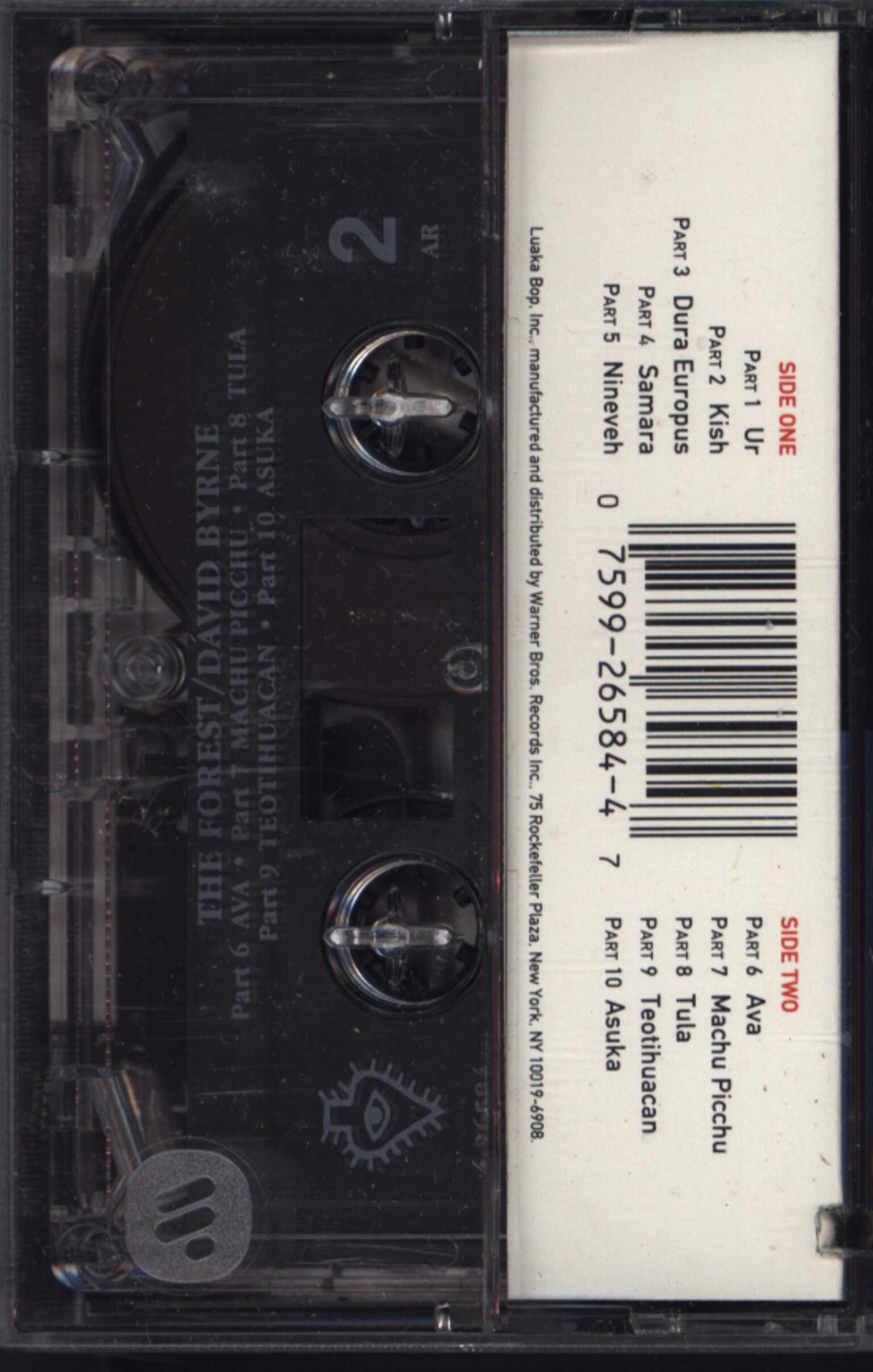 David Byrne: The Forest, Compact Cassette