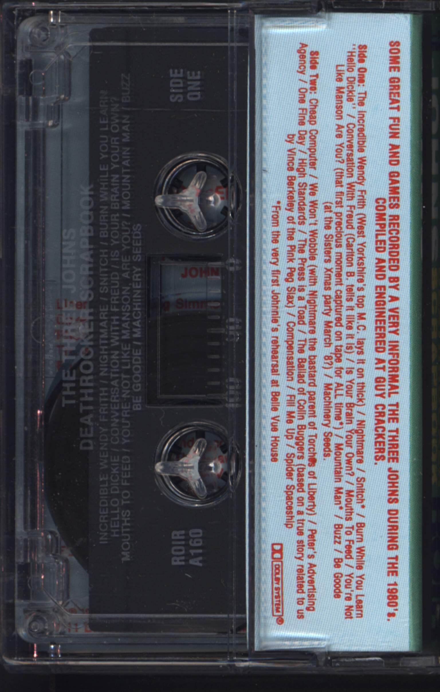 The Three Johns: Deathrocker Scrapbook, Compact Cassette