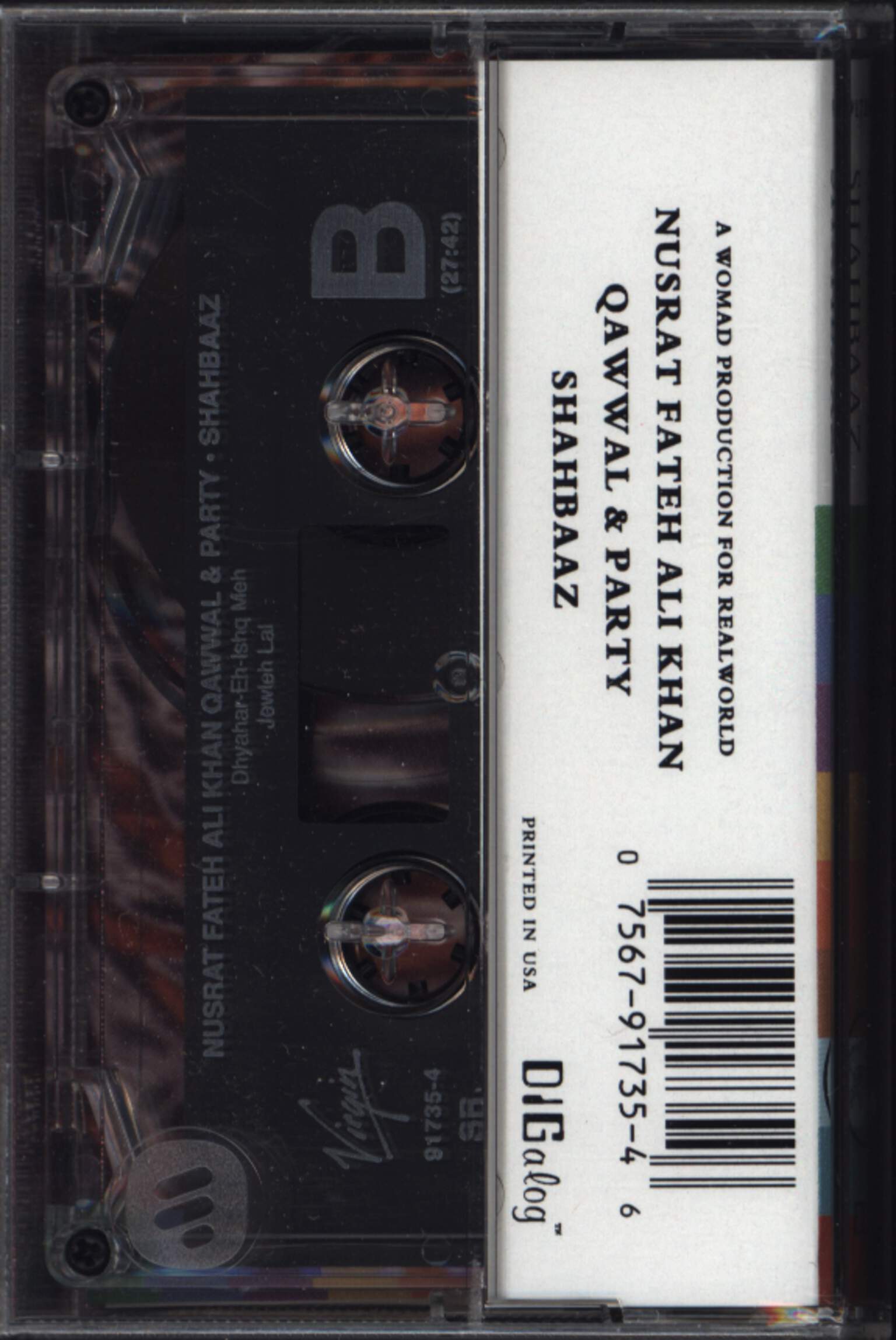 Nusrat Fateh Ali Khan & Party: Shahbaaz, Tape
