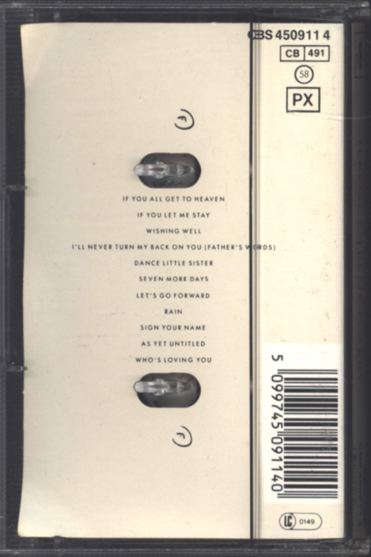 Terence Trent D'arby: Introducing The Hardline According To Terence Trent D'Arby, Tape