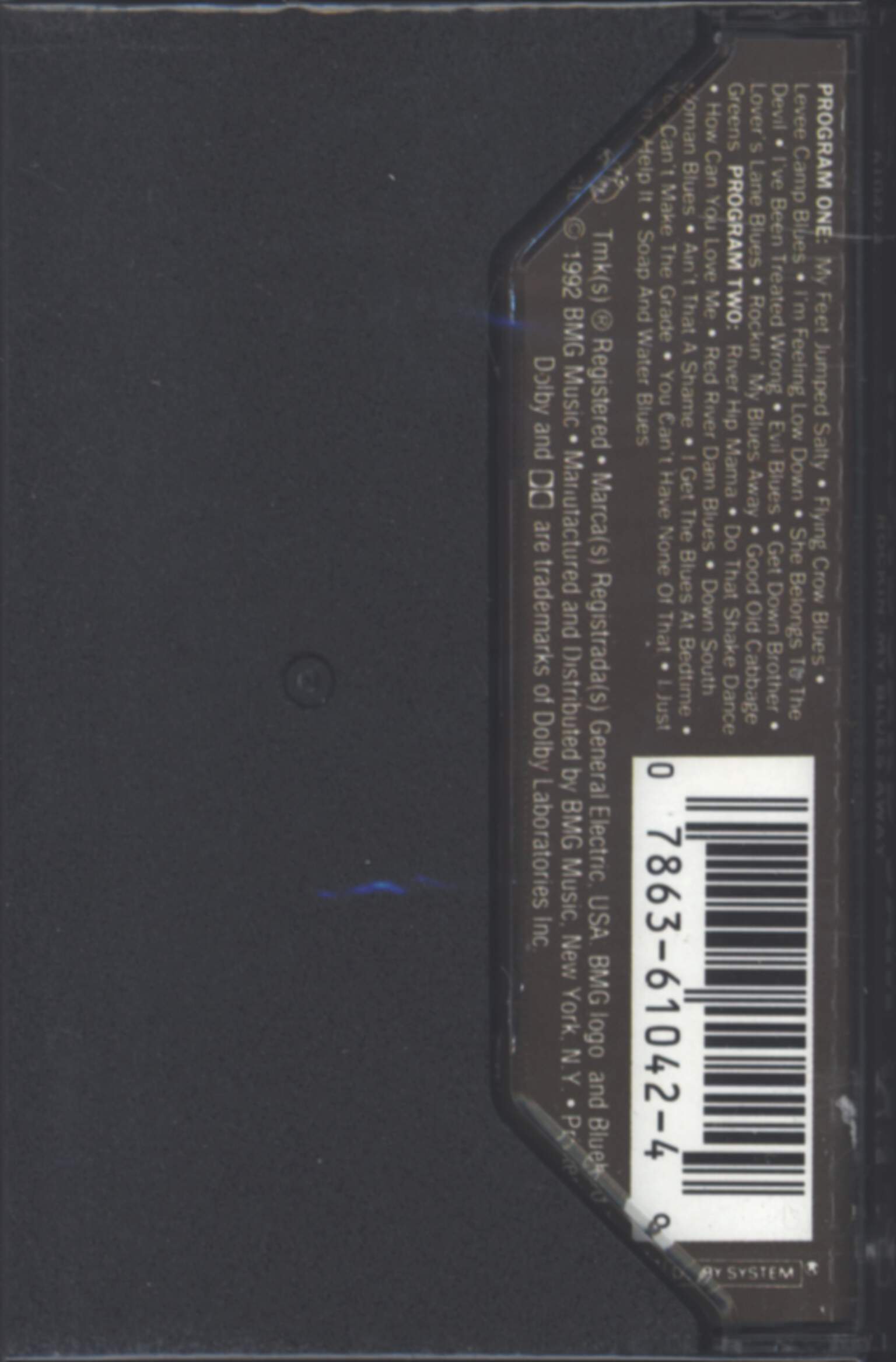 Washboard Sam: Rockin' My Blues Away, Compact Cassette